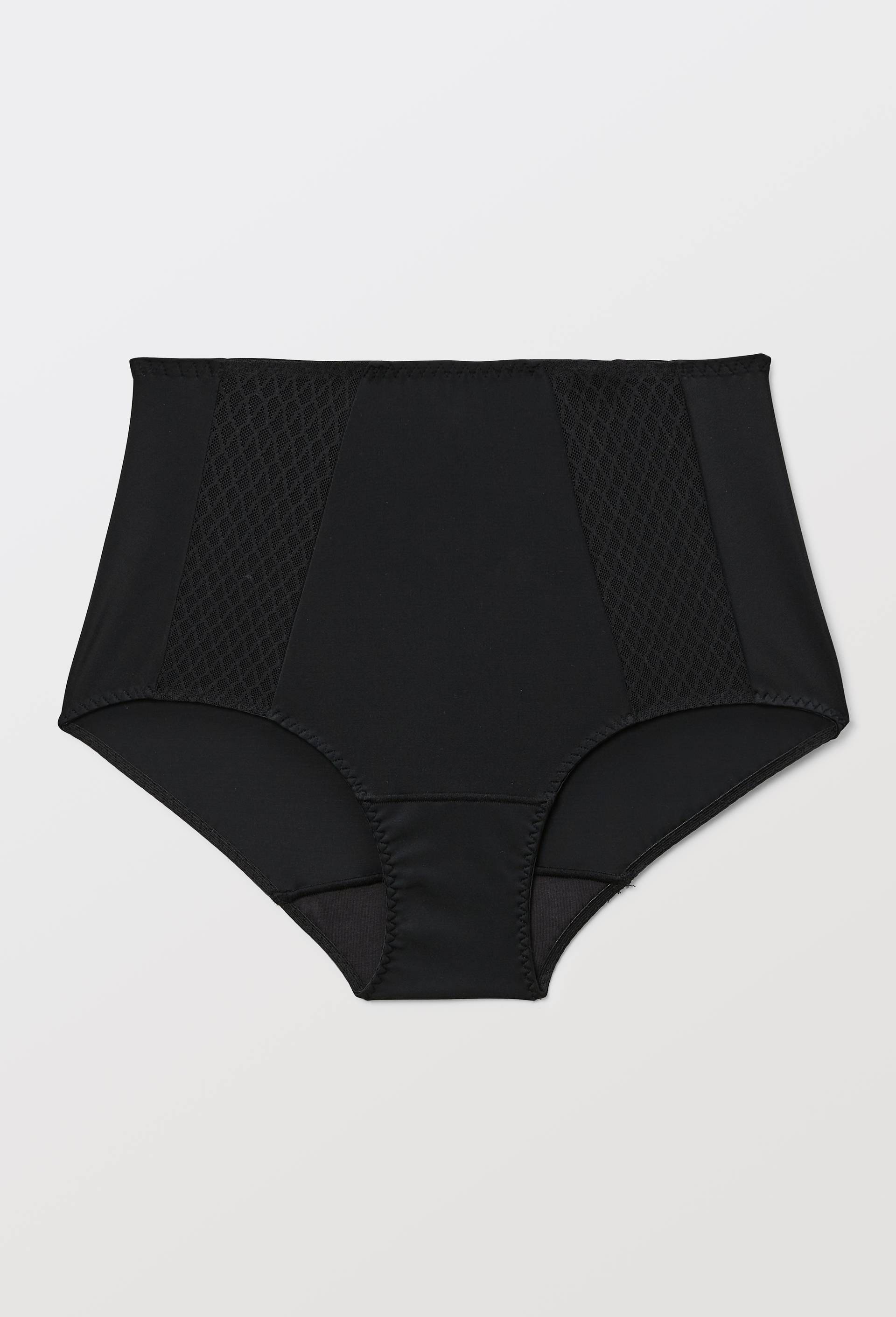 Culotte ventre plat en tulle DIM, Noir, large image number 0