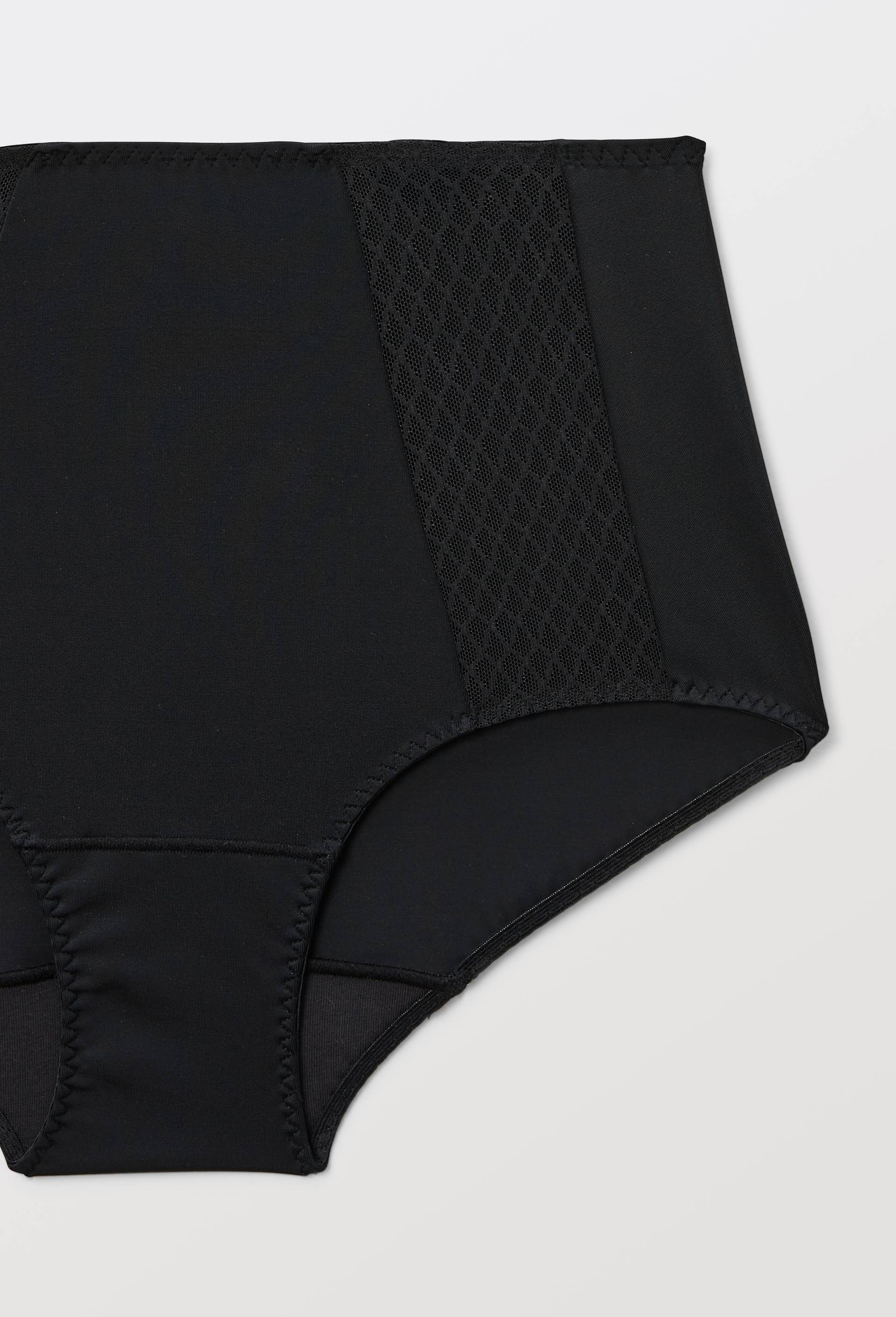 Culotte ventre plat en tulle DIM, Noir, large image number 2