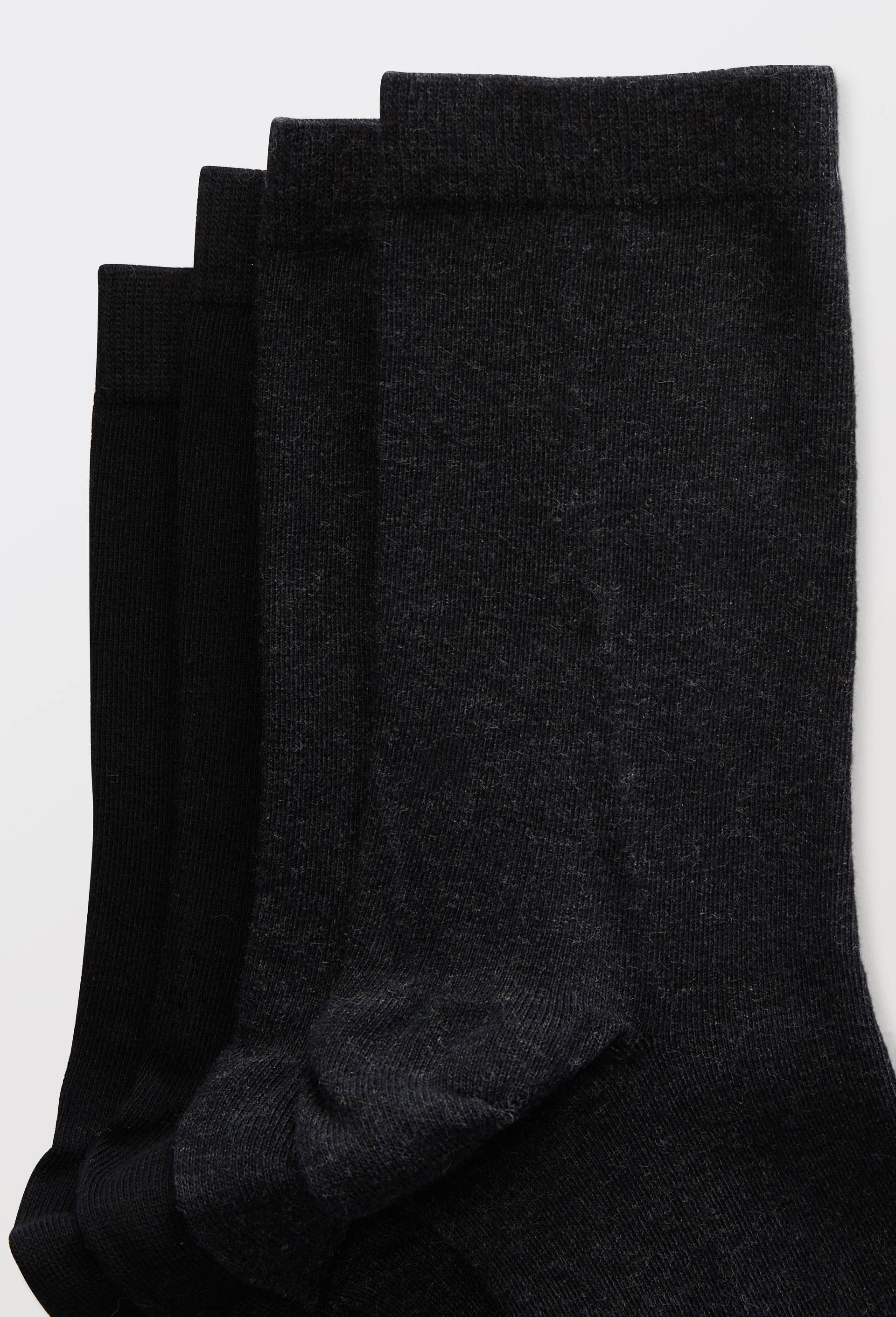 Lot de 2 chaussettes en coton DIM, Gris fonc&eacute;, large image number 1