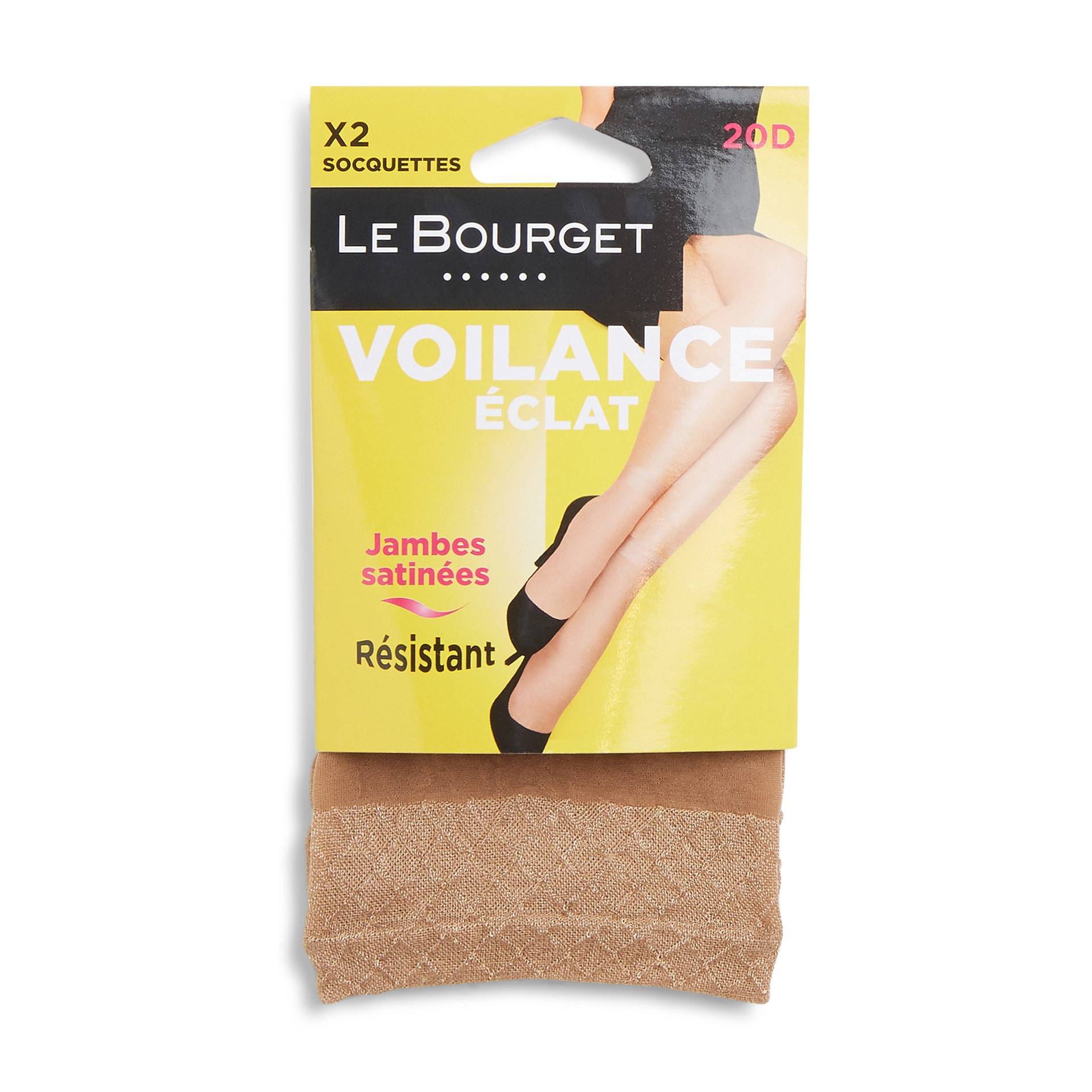 SOCQUETTE BRILLANTE, Beige, large image number 0