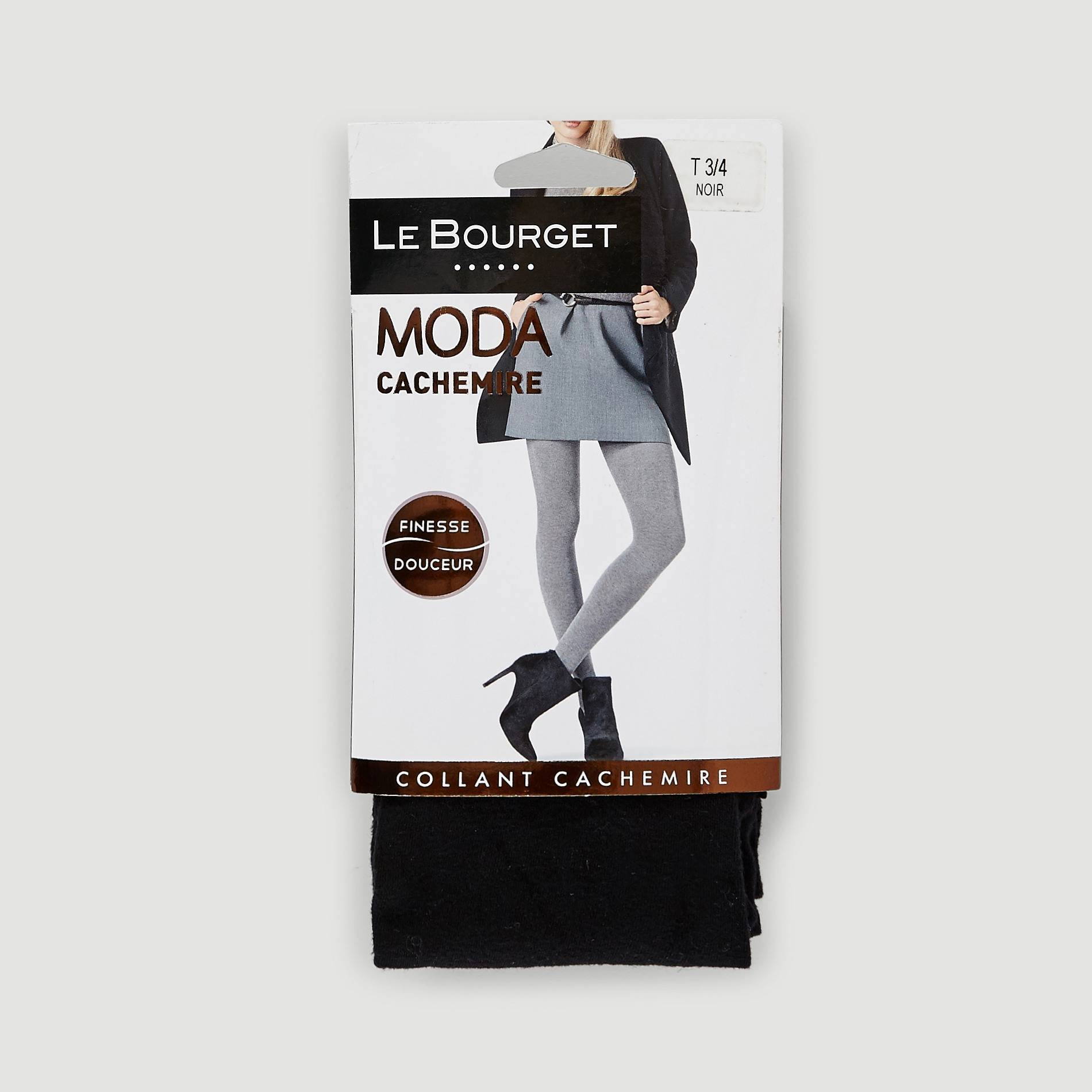 Collant chaud opaque Le Bourget, certifi&eacute; OEKO-TEX, Noir, large image number 0