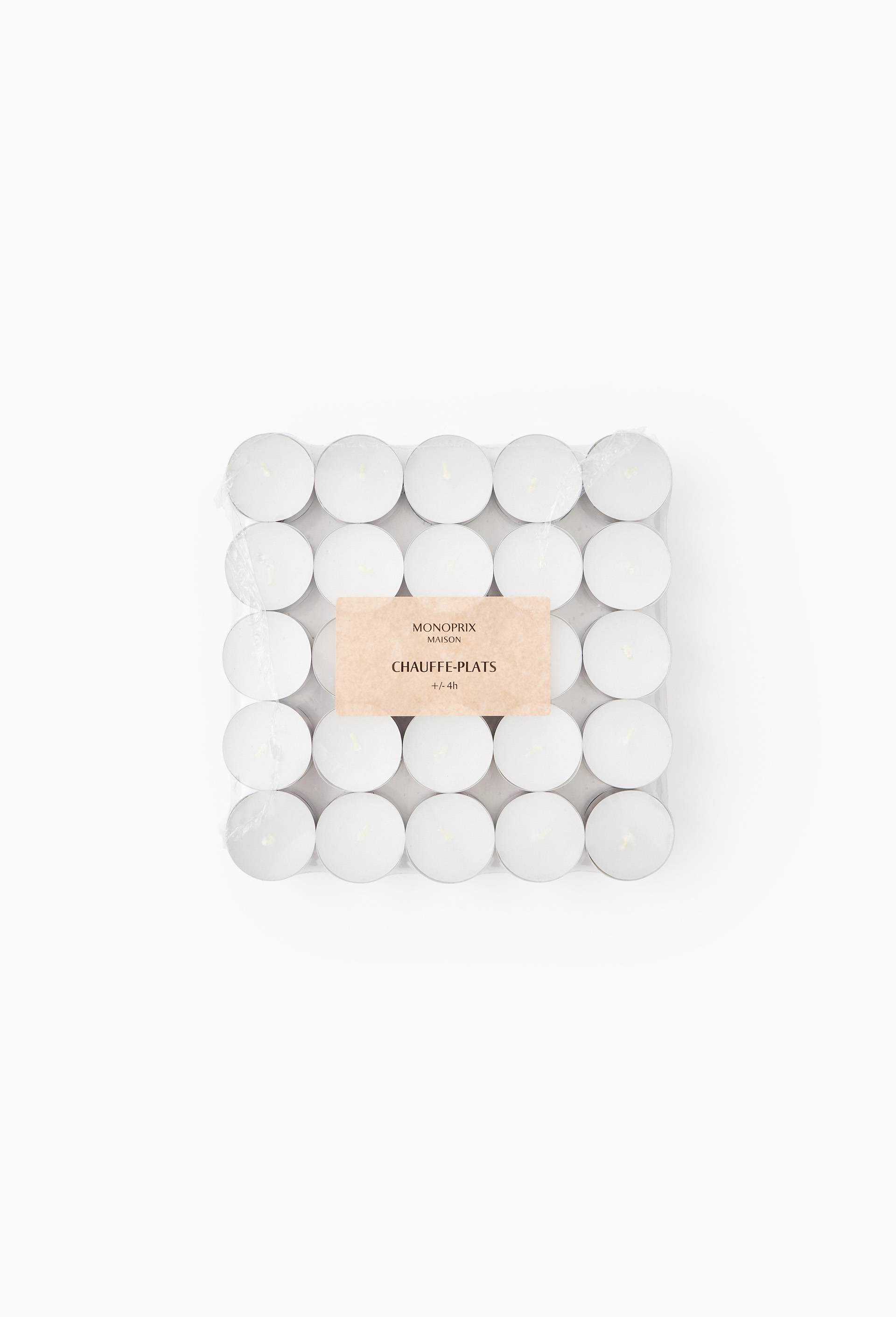 Sachet de 50 bougies chauffe plat, , large image number 0