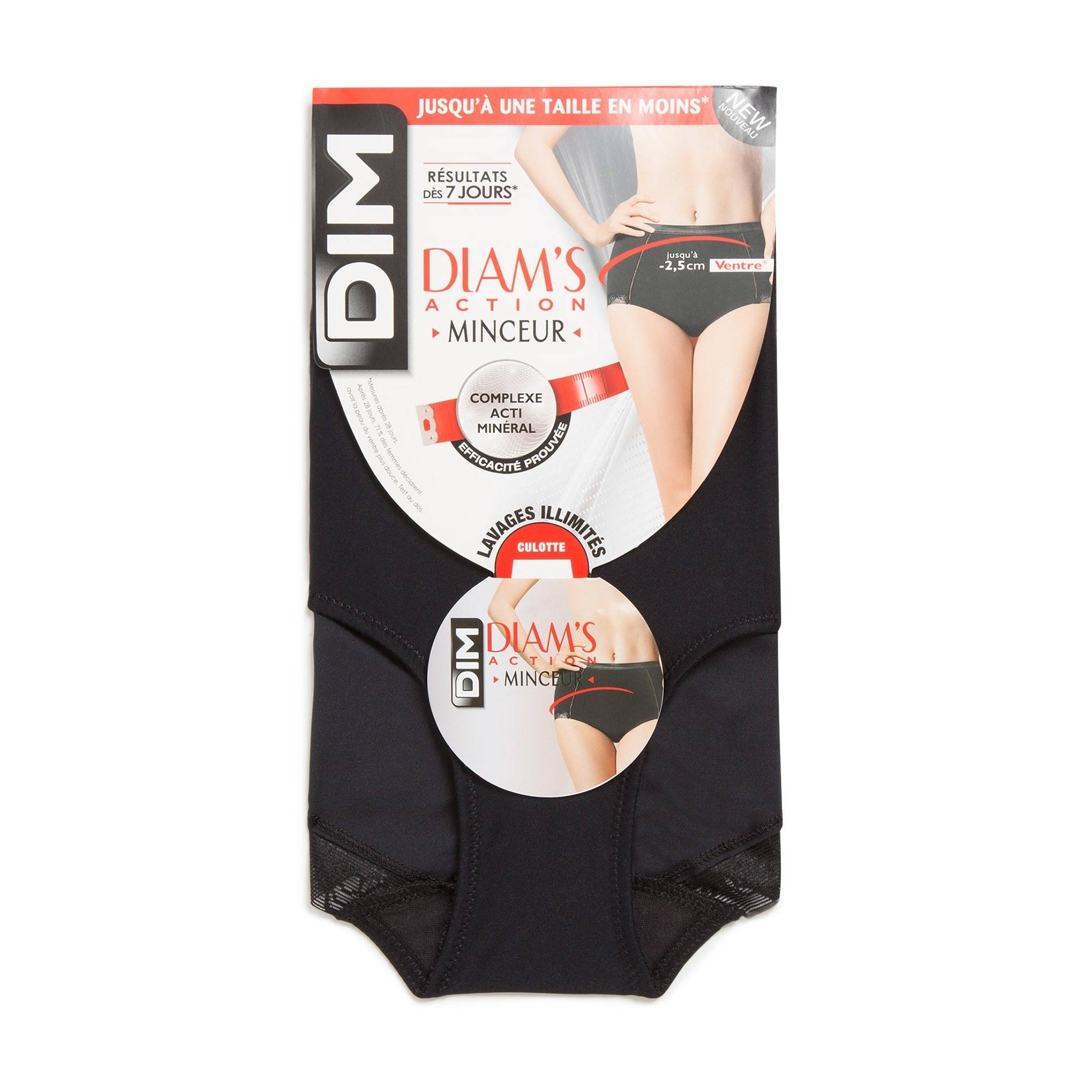 Culotte ventre plat DIM, Noir, large image number 0