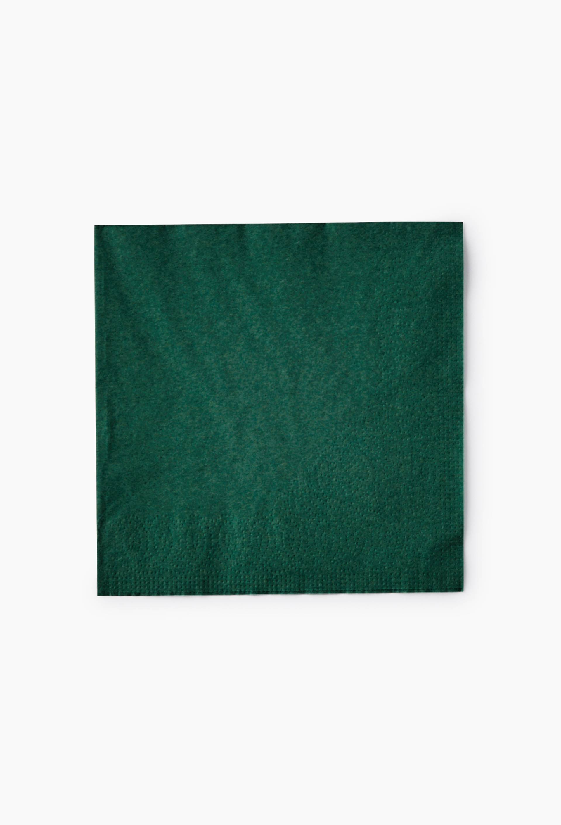 50 serviettes en papier unies, 33x33cm, , large image number 0