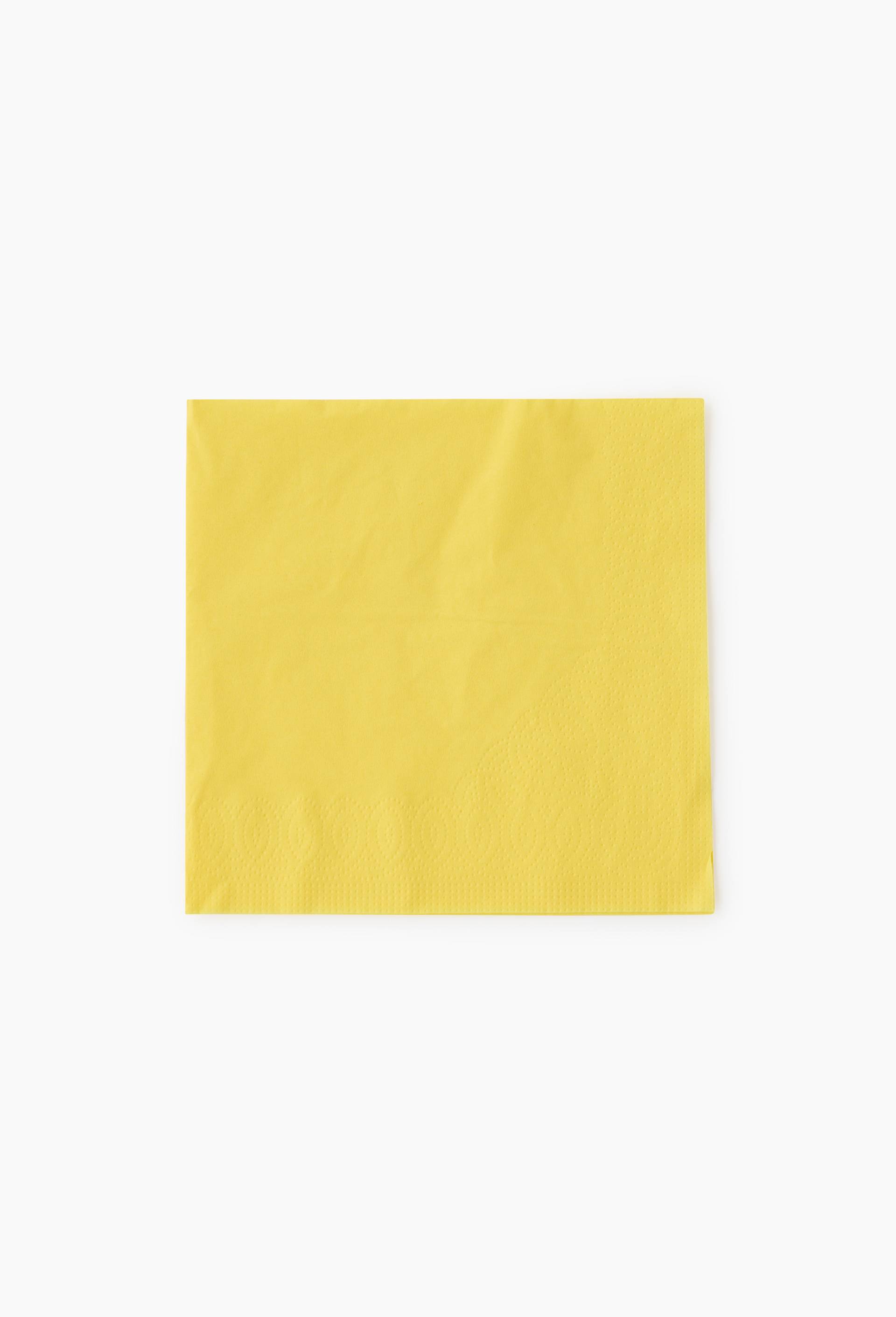 Monoprix Maison - 50 serviettes en papier unies, 33x33cm