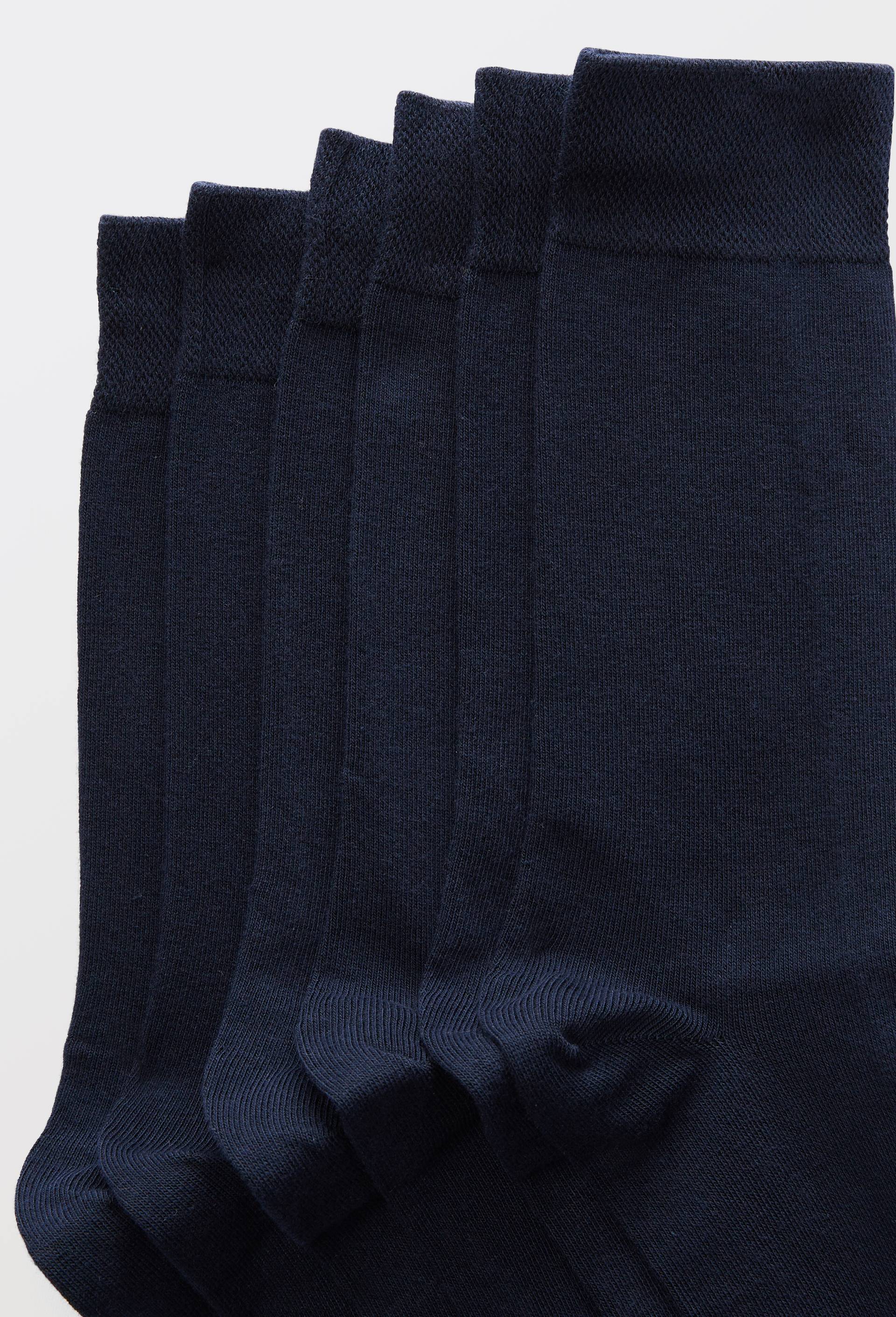 Lot de 3 paires de chaussettes en coton DIM, Bleu fonc&eacute;, large image number 1.0