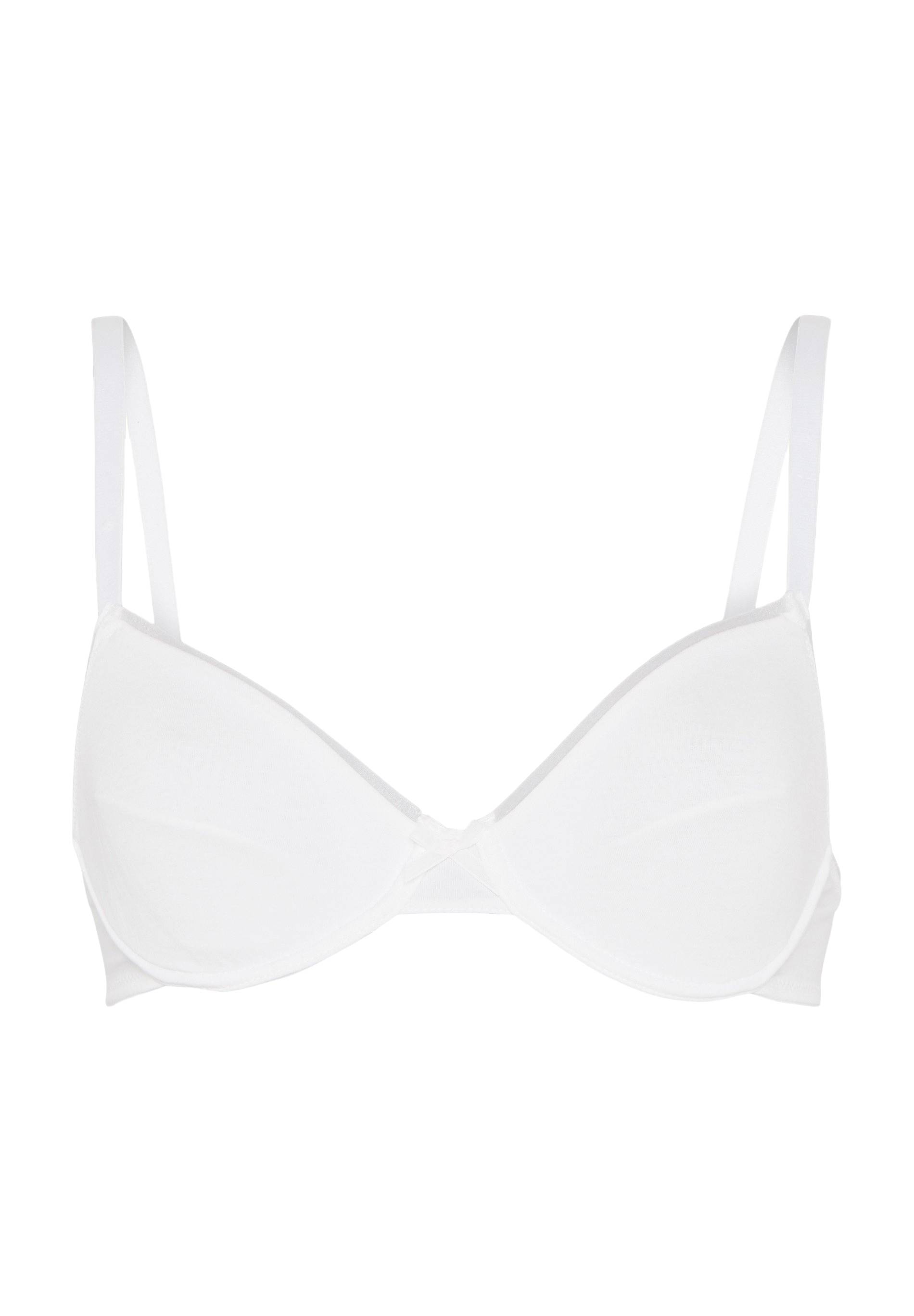 Soutien-gorge corbeille balconnet contenant du coton BIO GOTS, Blanc, large image number 5