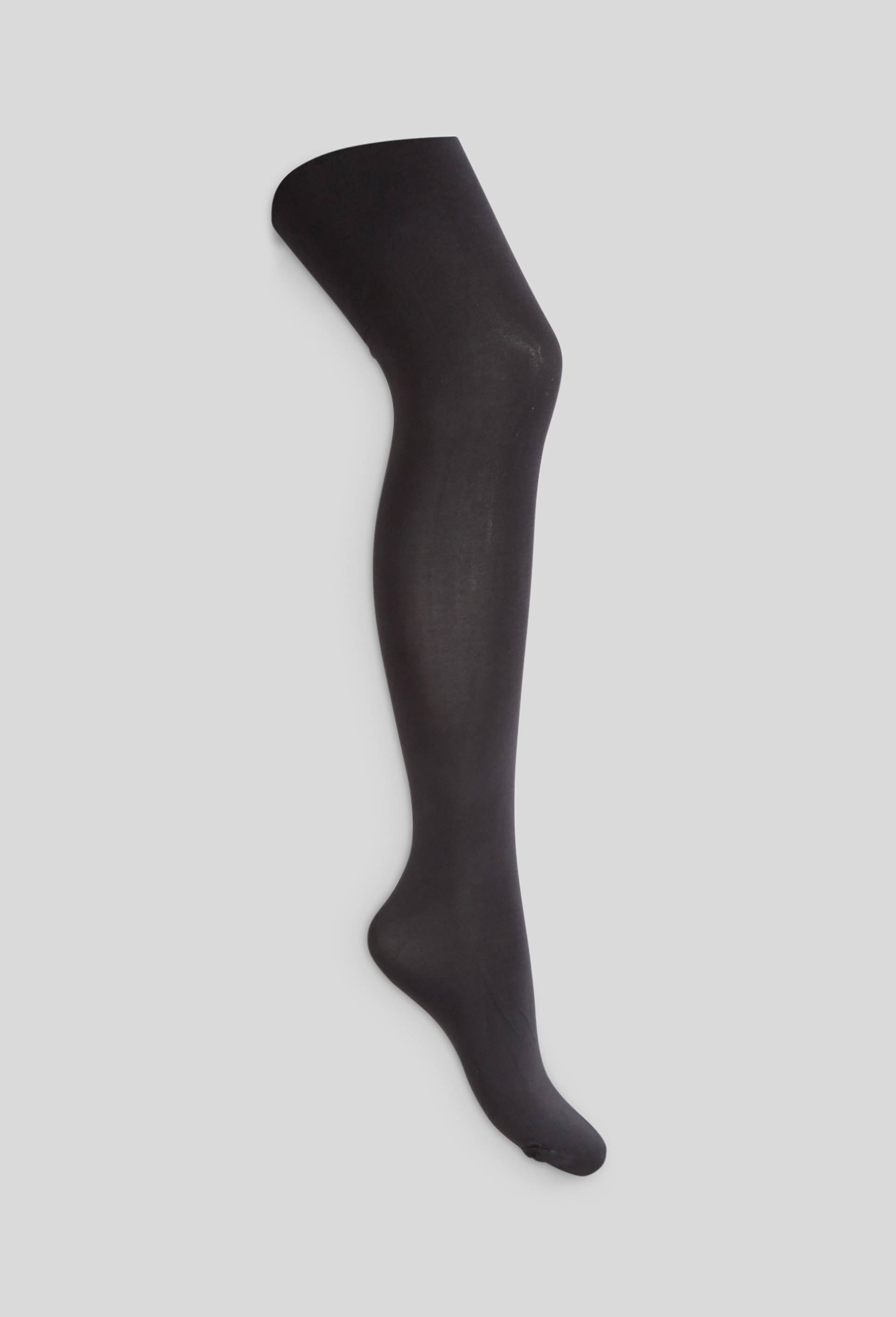 Collant opaque noir sculptant ventre plat Diam's DIM, Noir, large image number 1