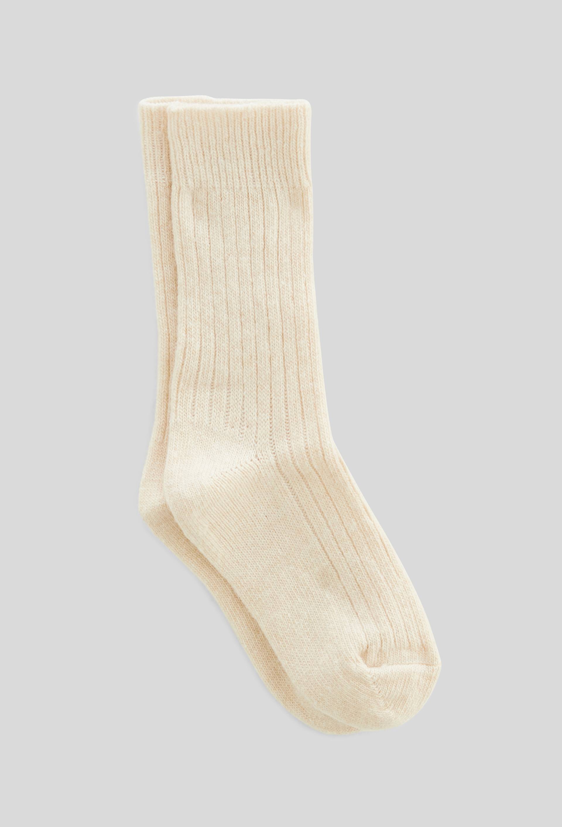 Paire de chaussettes en cachemire, Beige clair, large image number 0