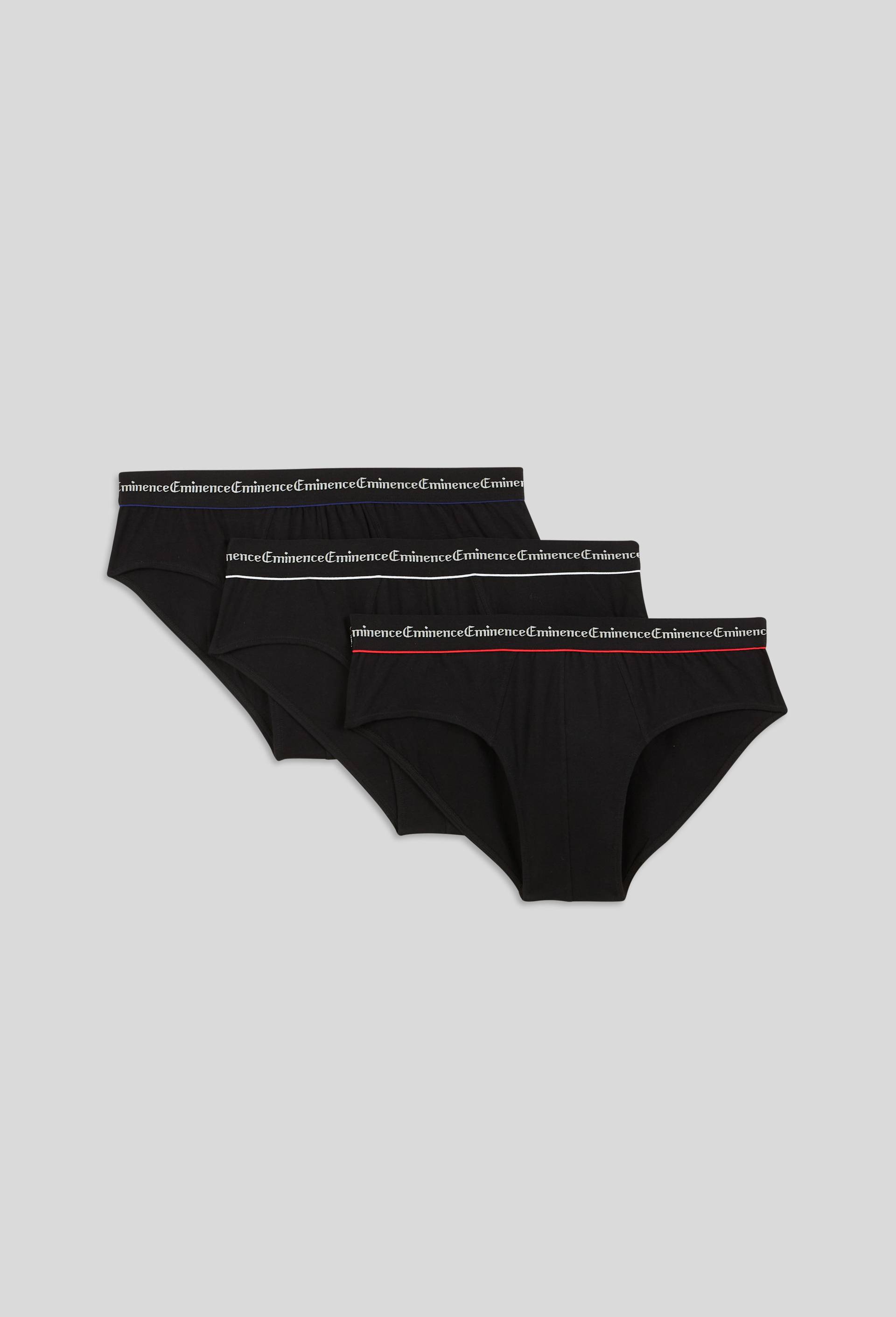 Lot de 3 slips, Noir, swatch image