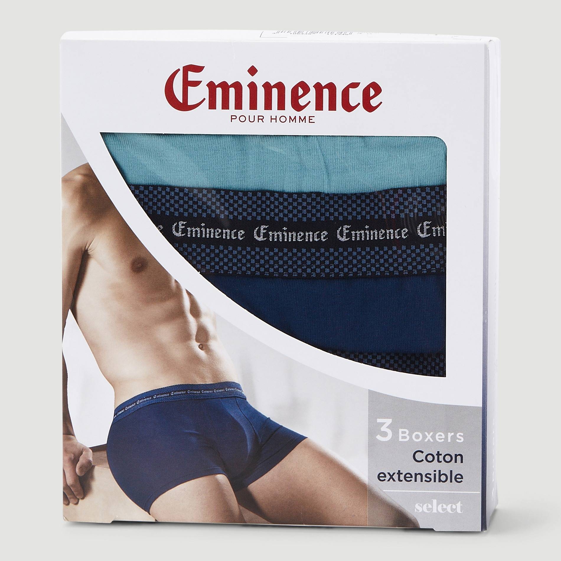 Lot de 3 boxers - EMINENCE, Marine, large image number 0
