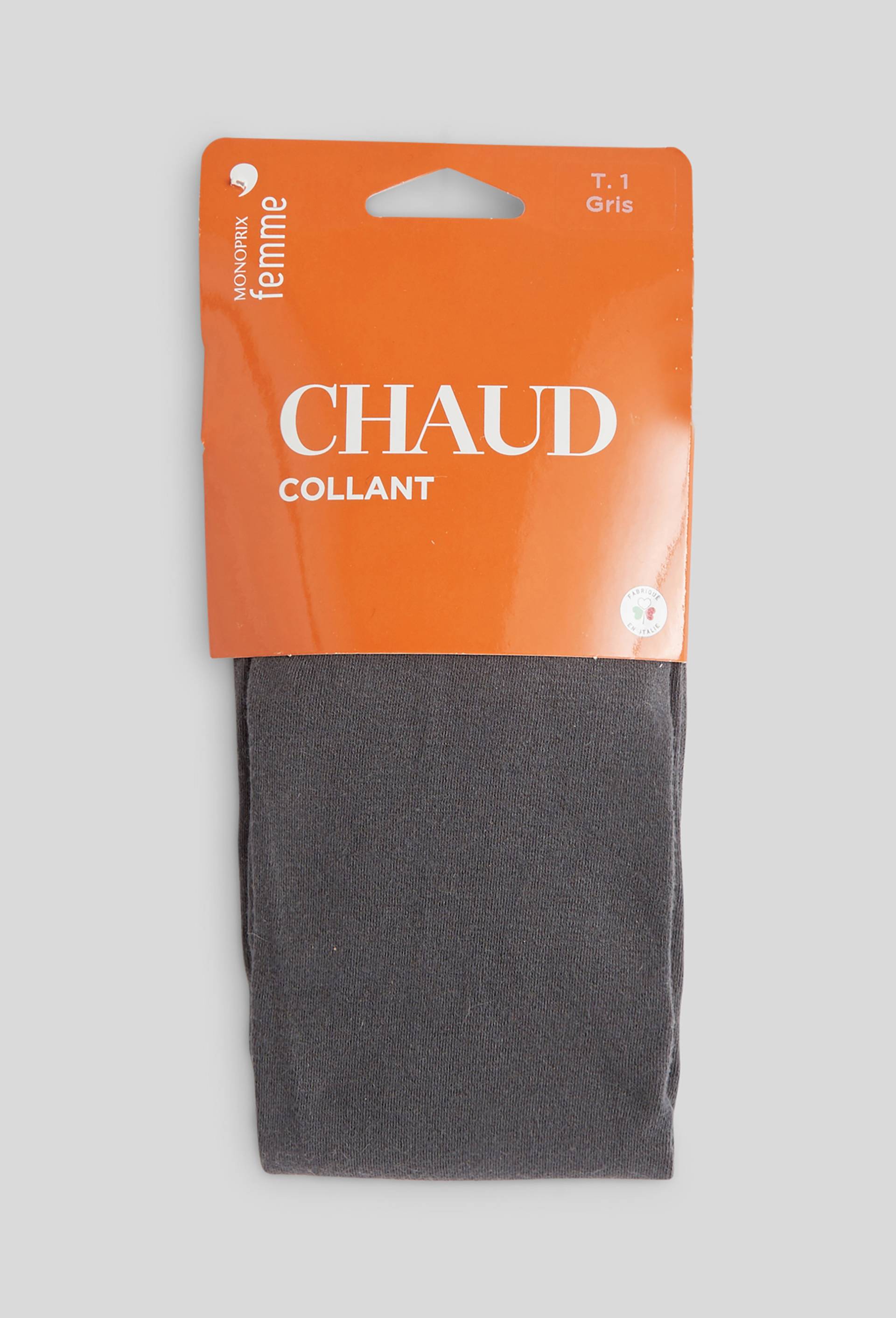Paire de collant contenant du cachemire CHAUD, Gris, large image number 0