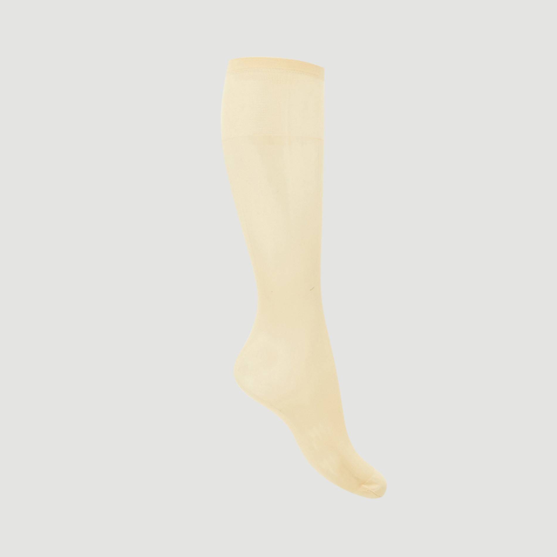 Lot de 2 paires de mi-bas voile r&eacute;sistant ACTIV, Beige, large image number 1