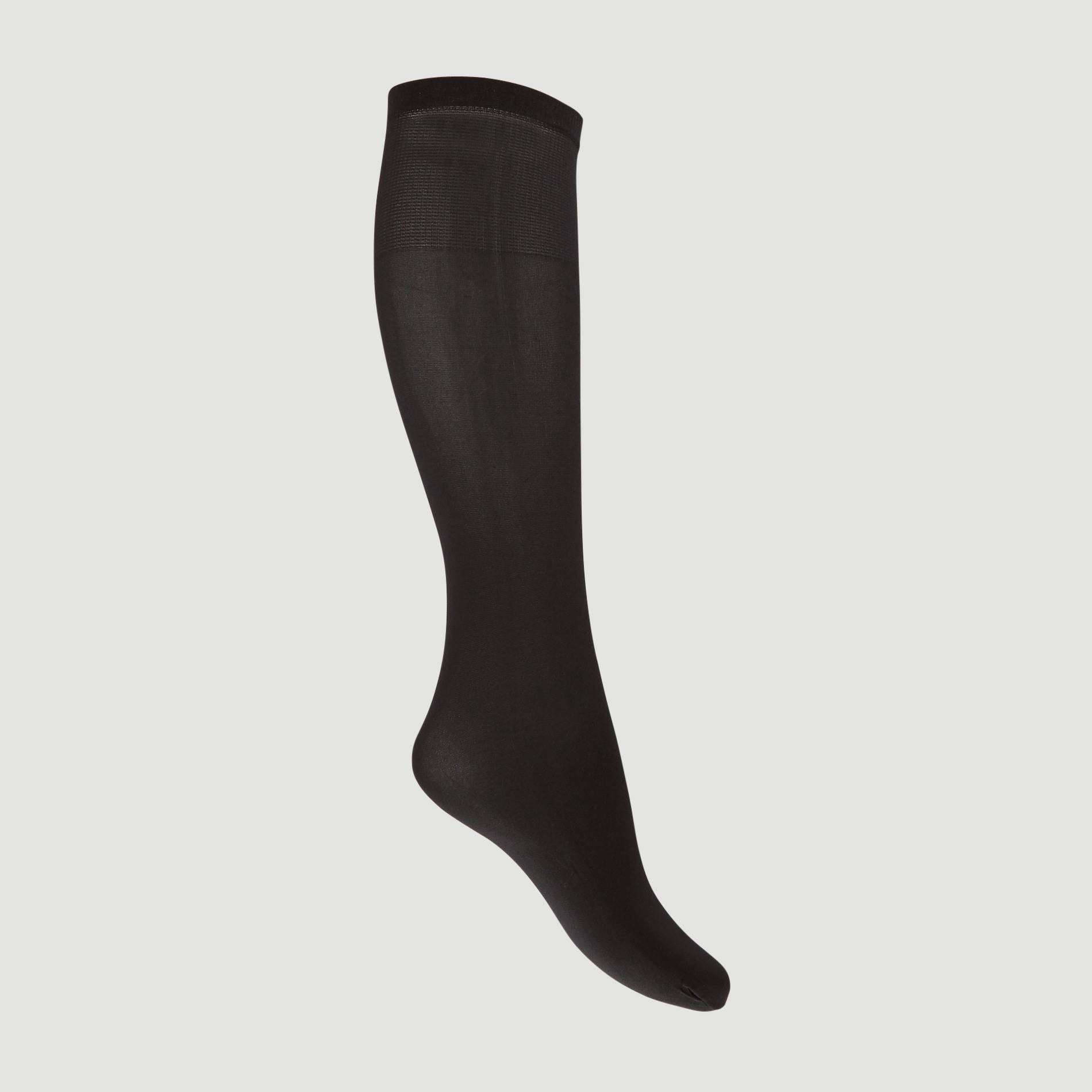 Paire de mi-bas opaque MUST, Noir, large image number 1