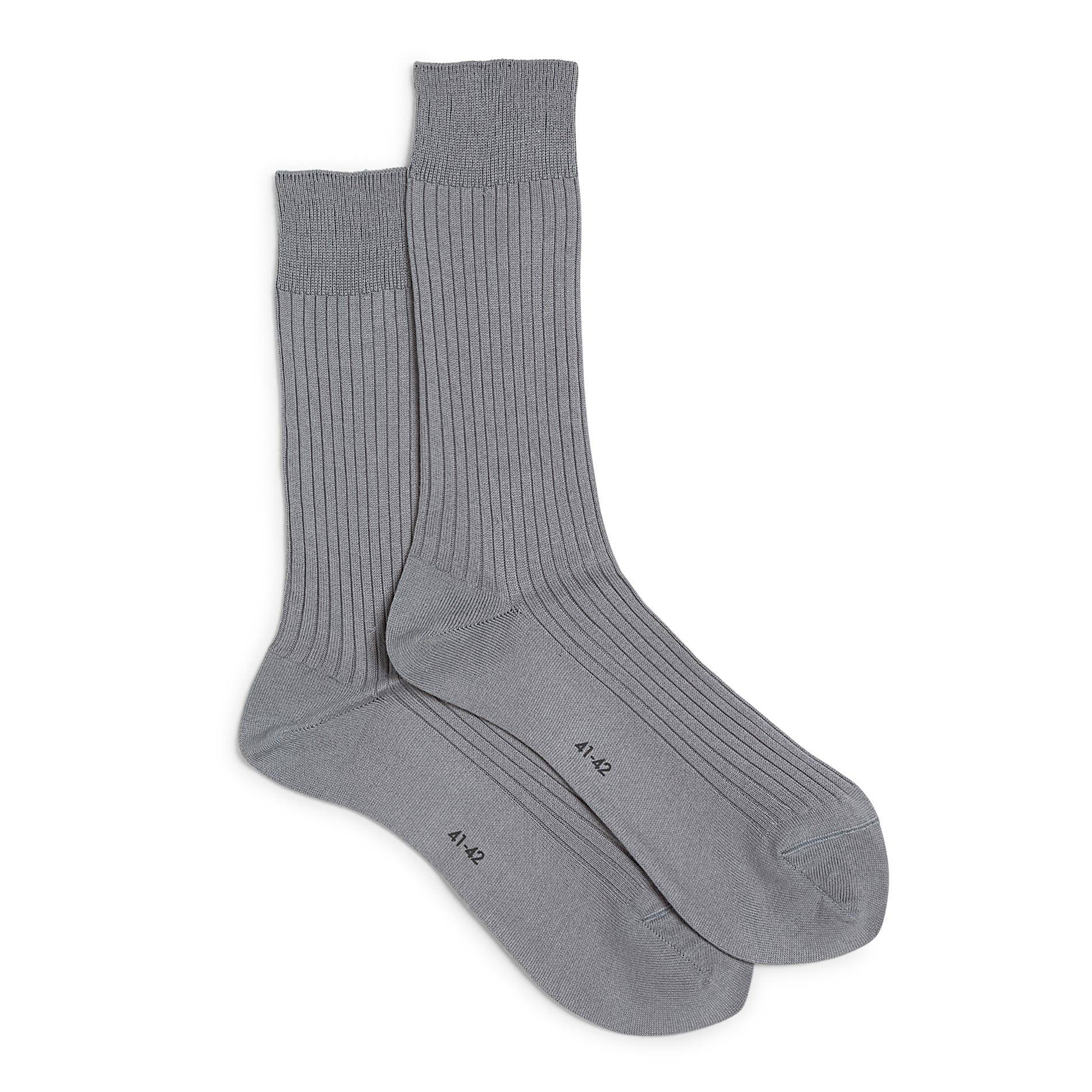 Chaussettes en fil d'écosse, Gris clair, large image number 1.0