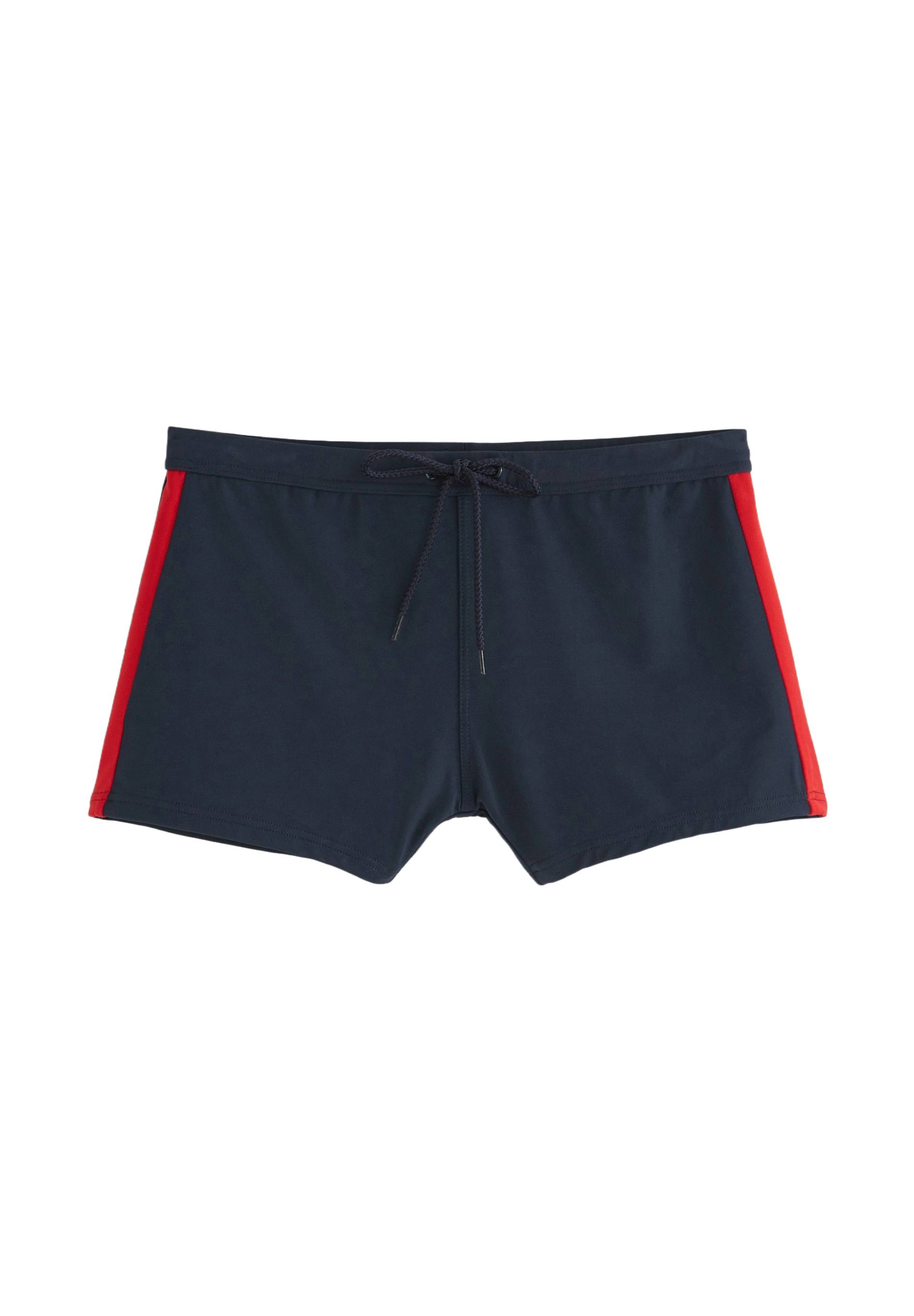 Boxer de bain bicolore, certifi&eacute; OEKO-TEX, Bleu fonc&eacute;, large image number 2