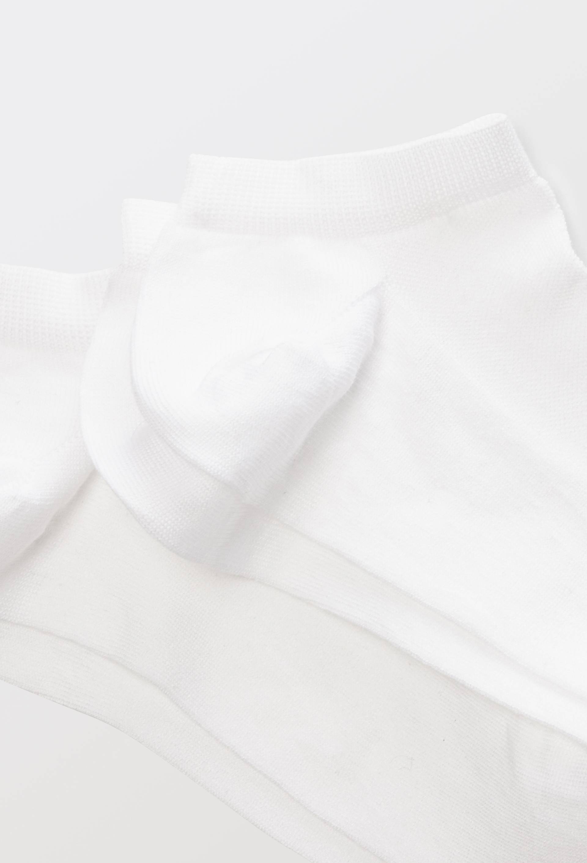 Lot de 2 paires de mini-socquettes en fil d'&eacute;cosse, Blanc, large image number 1.0