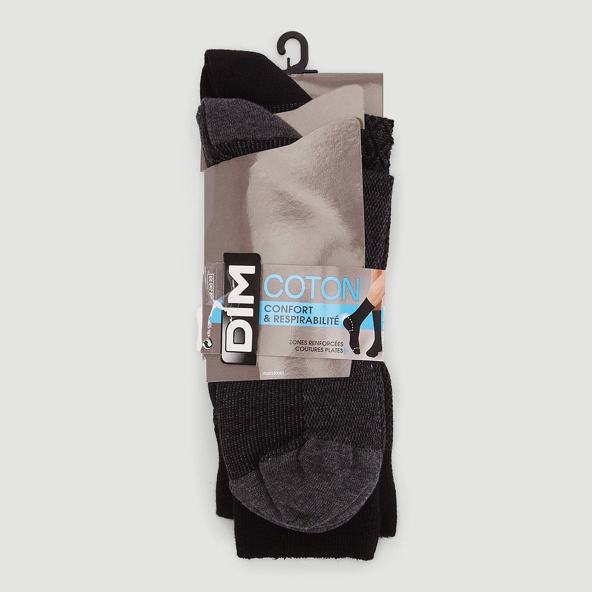 Lot de 2 paires de chaussettes- DIM, Multicolore, large image number 0