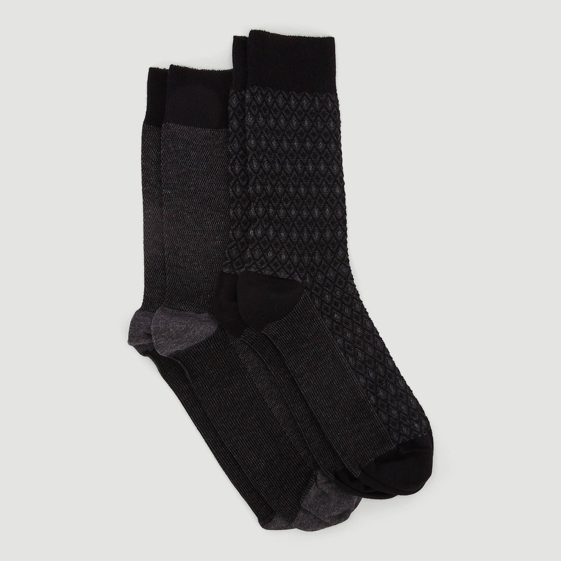 Lot de 2 paires de chaussettes- DIM, Multicolore, large image number 1