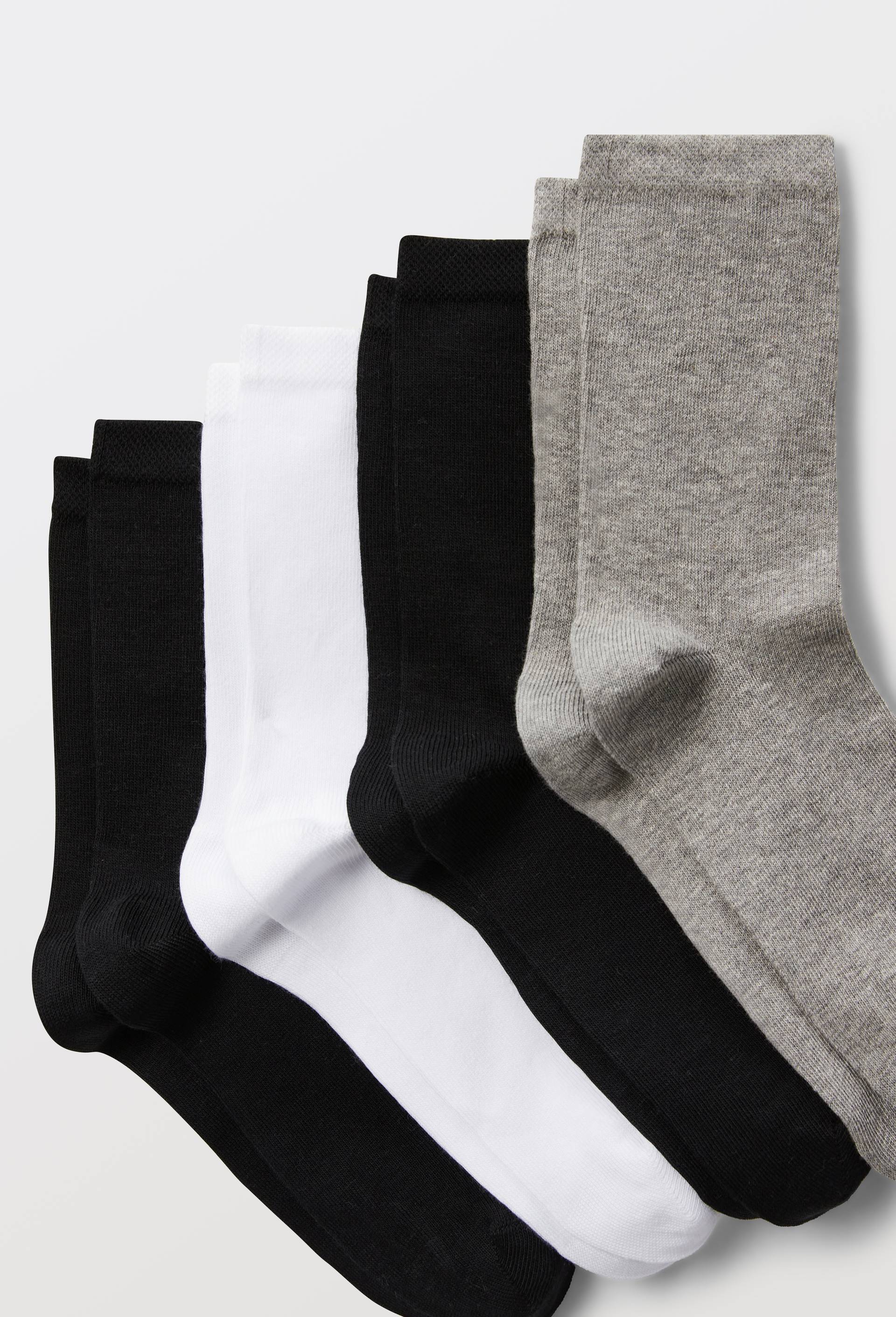 Lot de 4 paires de chaussettes en coton, Multicolore, large image number 1.0
