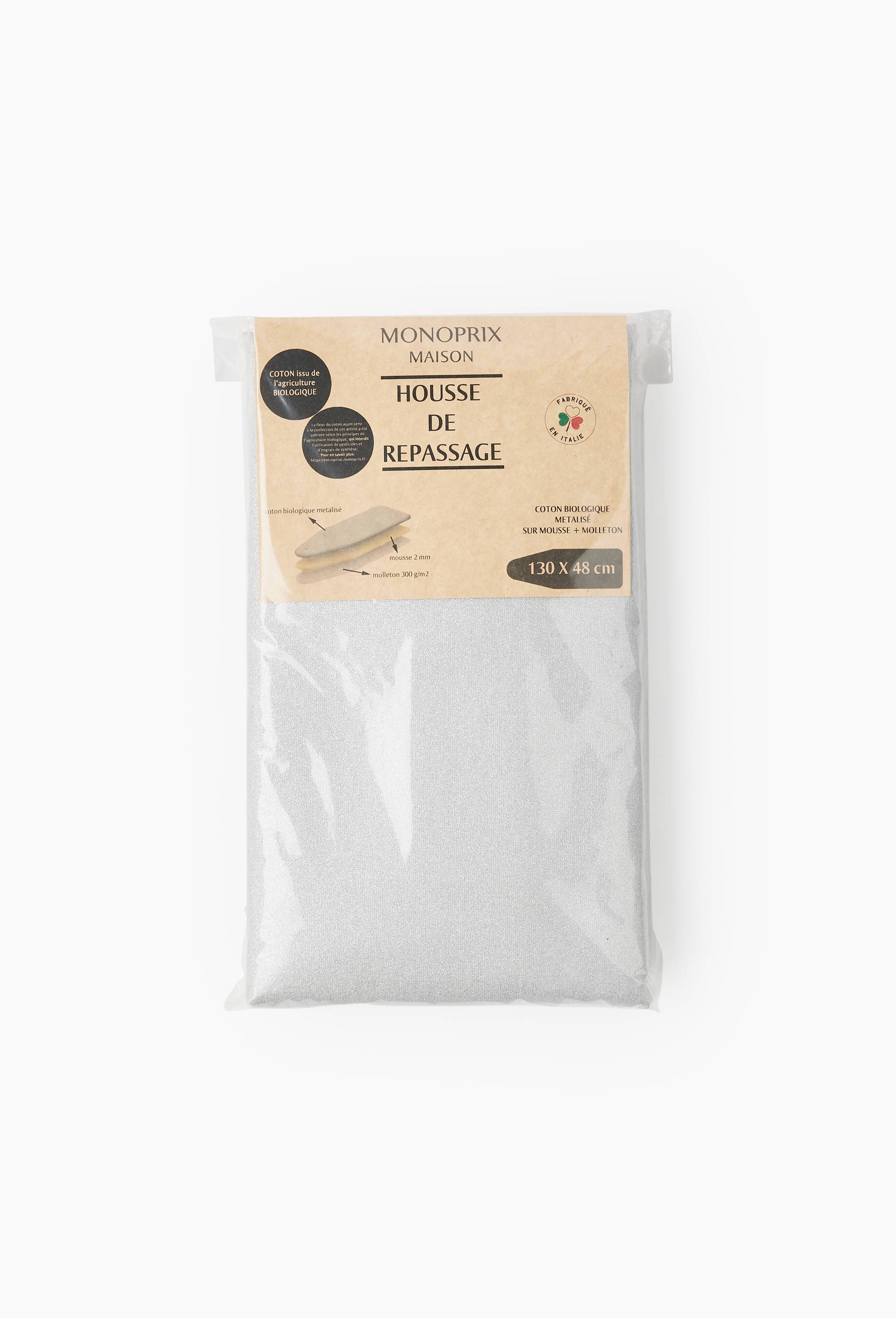 Housse de repassage, 130x48cm, coton métallisé, , large image number 0.0