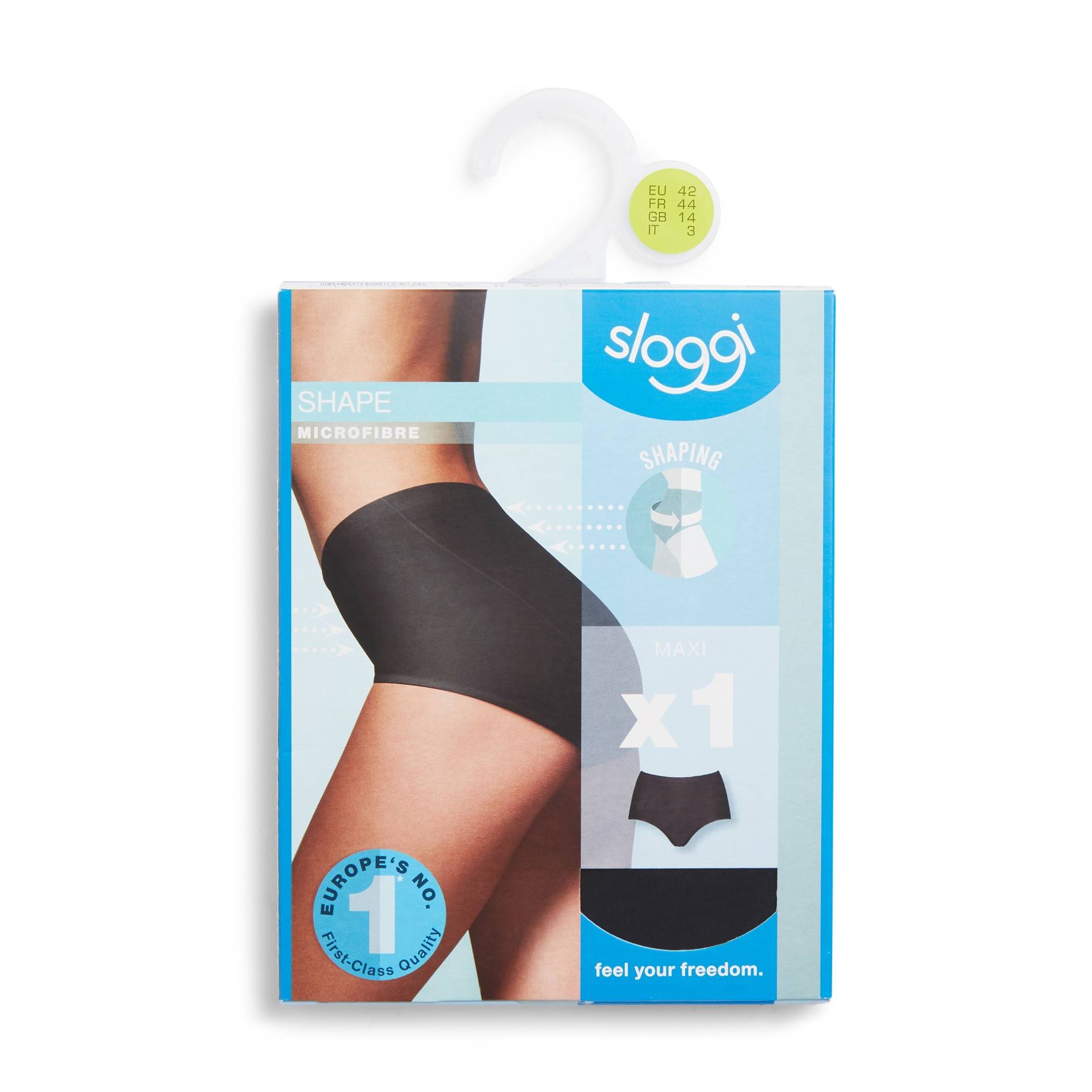 Culotte maxi shape Sloggi, Noir, large image number 0.0