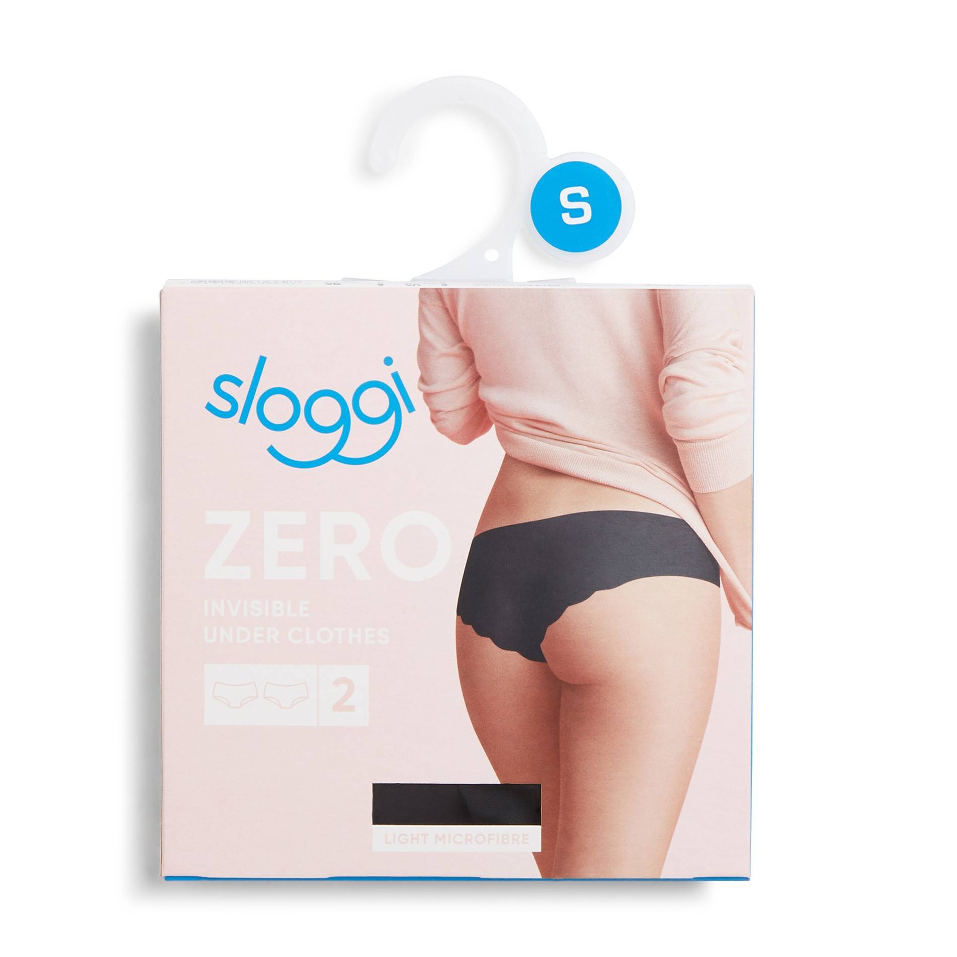 Shorty x2 zéro microfibre Sloggi, Noir, large image number 0.0