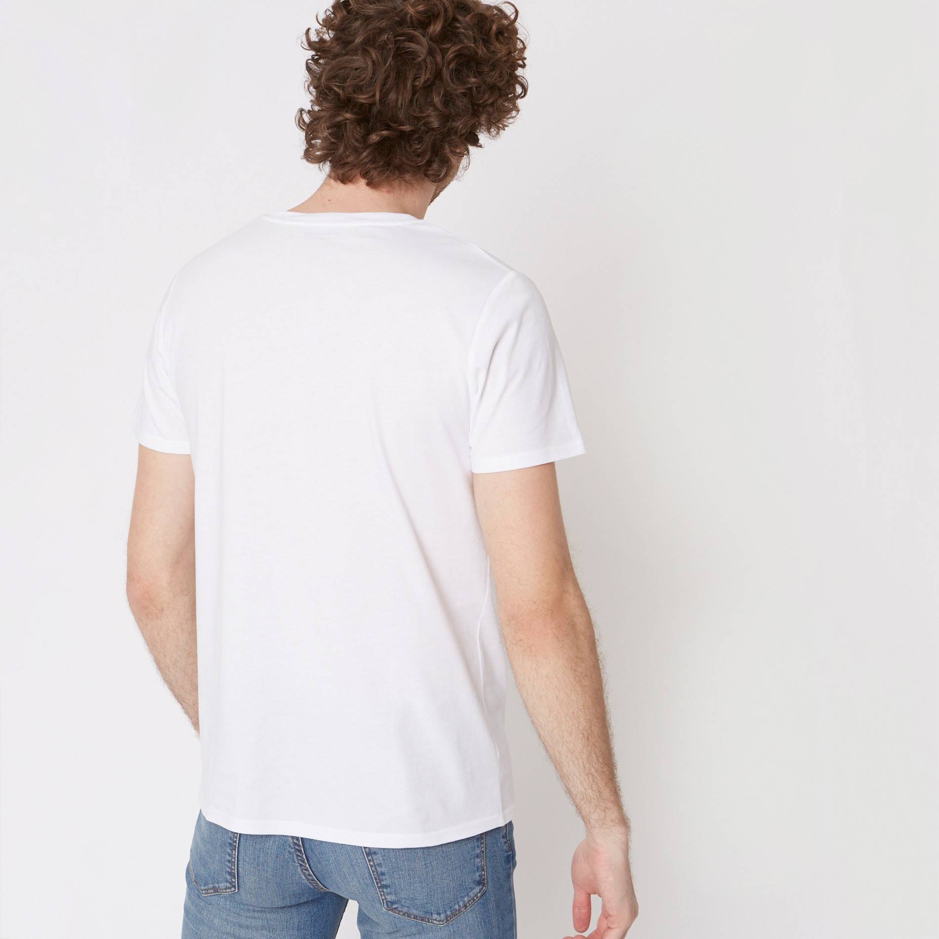 Lot de 3 t-shirts col rond, Blanc, large image number 1