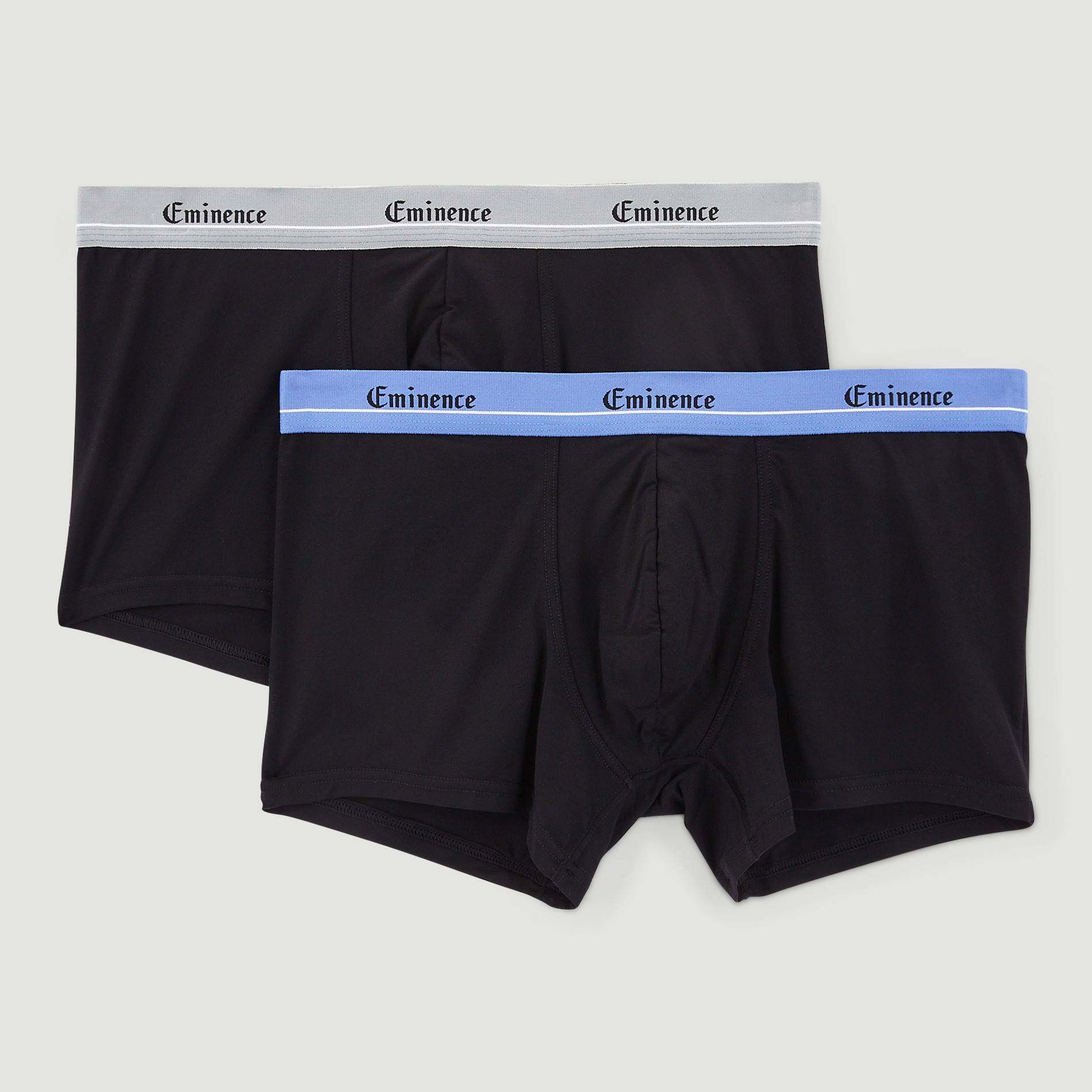 Lot de 2 boxers en microfibre, Noir, large image number 1.0