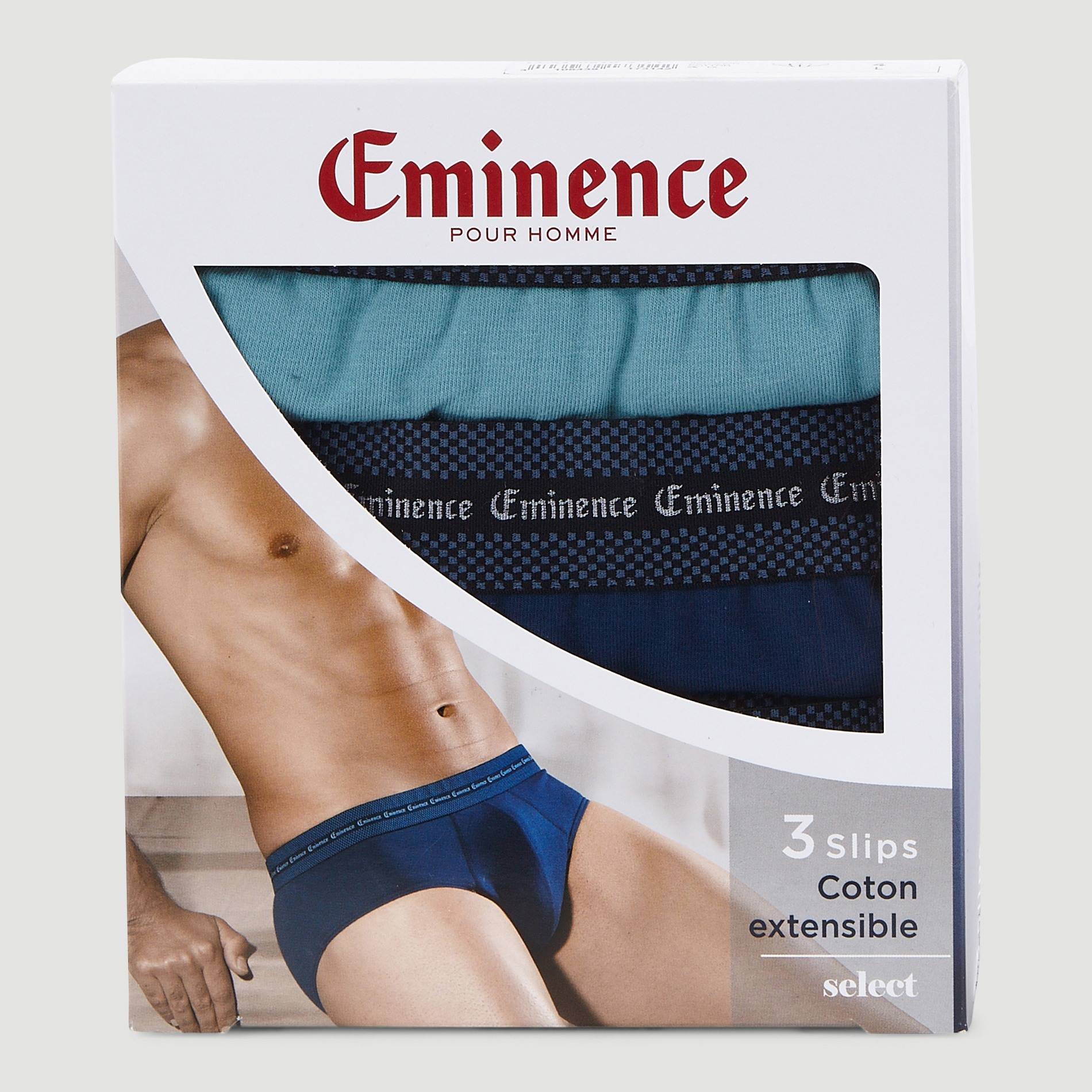 Lot de 3 slips - EMINENCE, Bleu, large image number 0