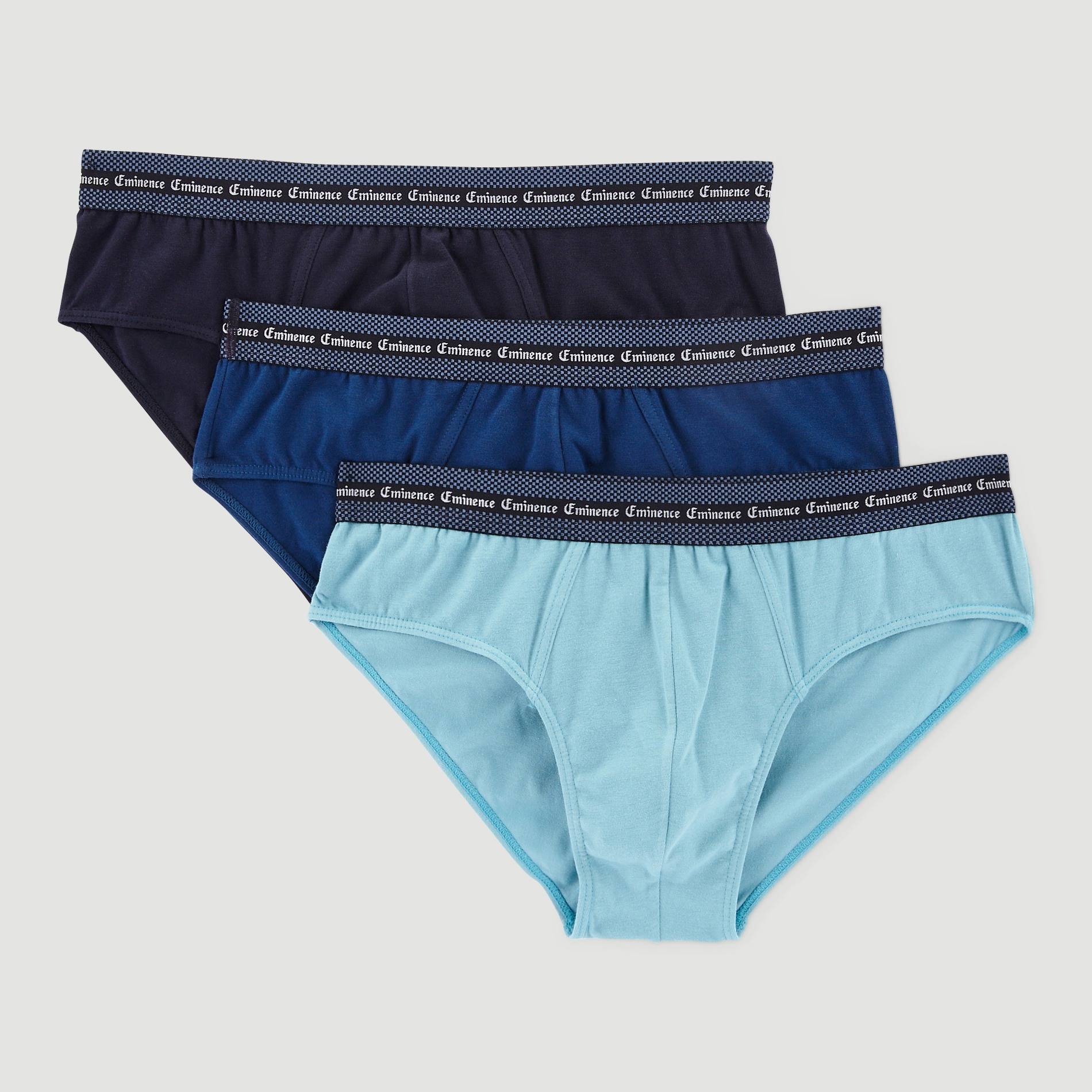 Lot de 3 slips - EMINENCE, Bleu, large image number 1