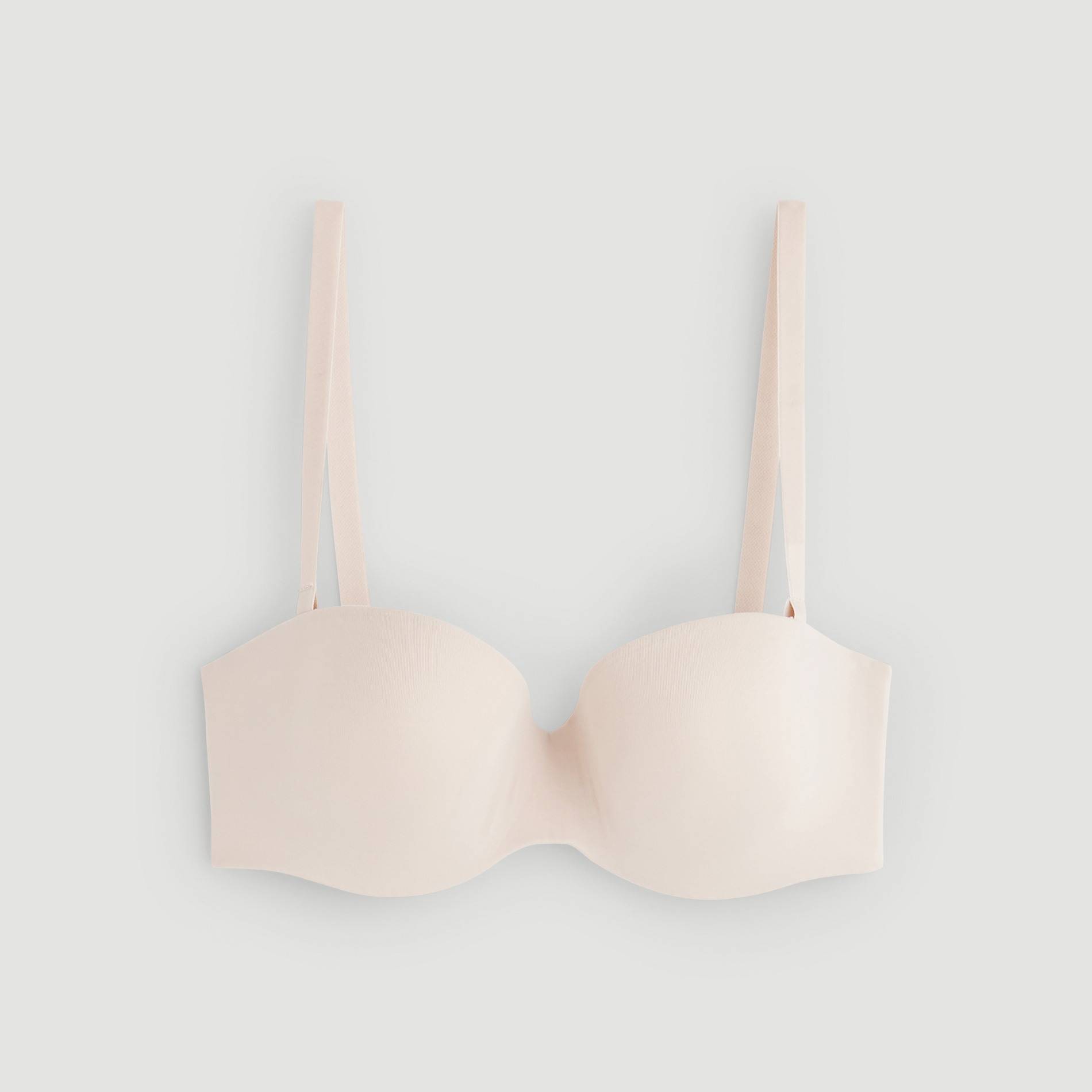 Soutien-gorge bandeau paddé, Chair, large image number 2