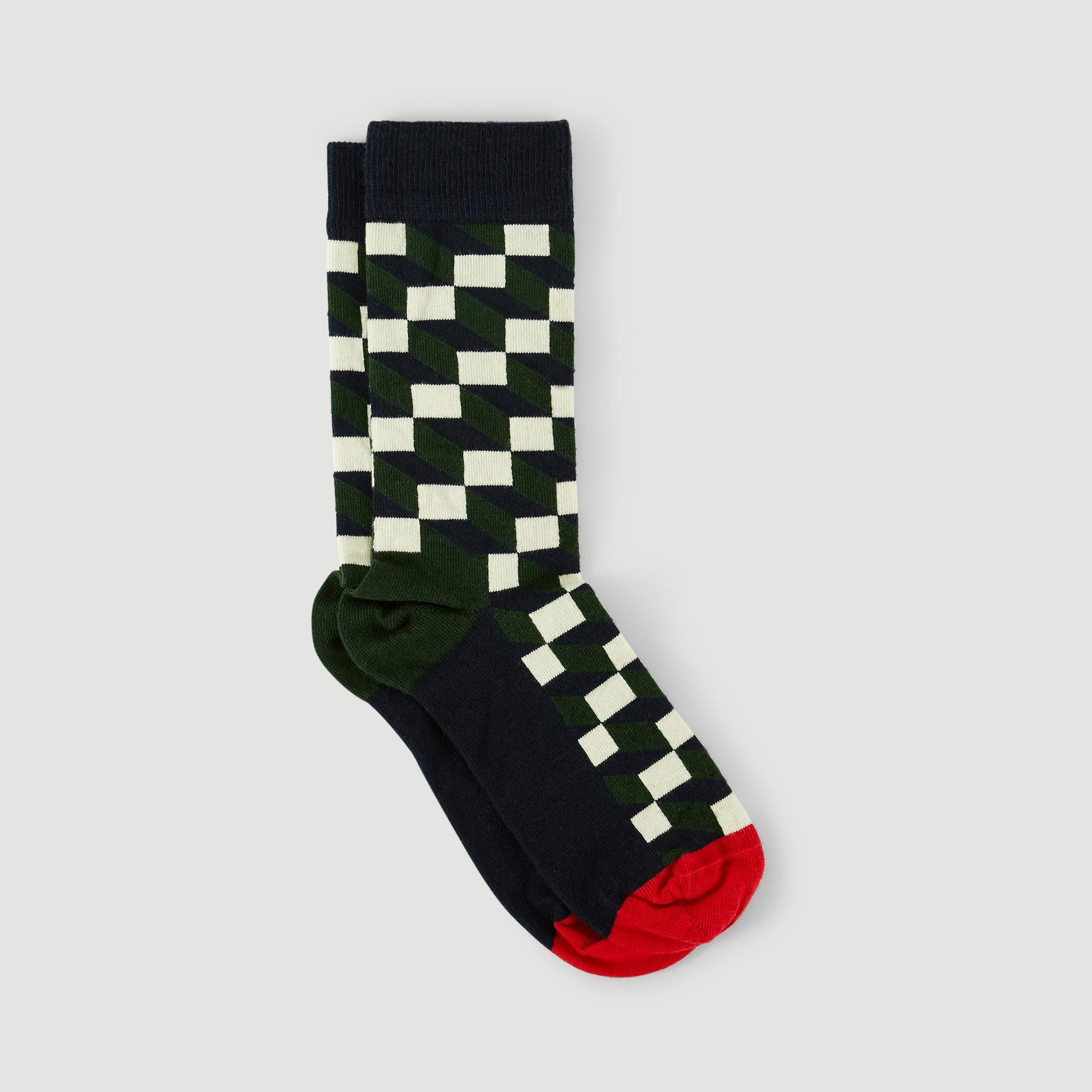 Chaussettes effet 3D, Vert, large image number 1.0