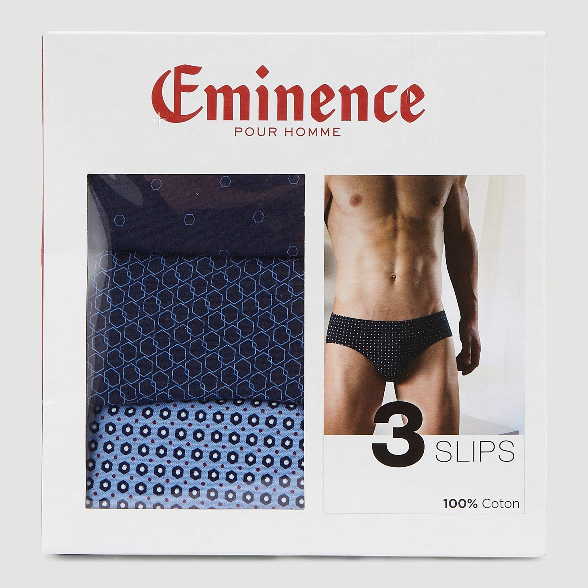 Lot de 3 slips taille basse - EMINENCE, Marine, large image number 0.0