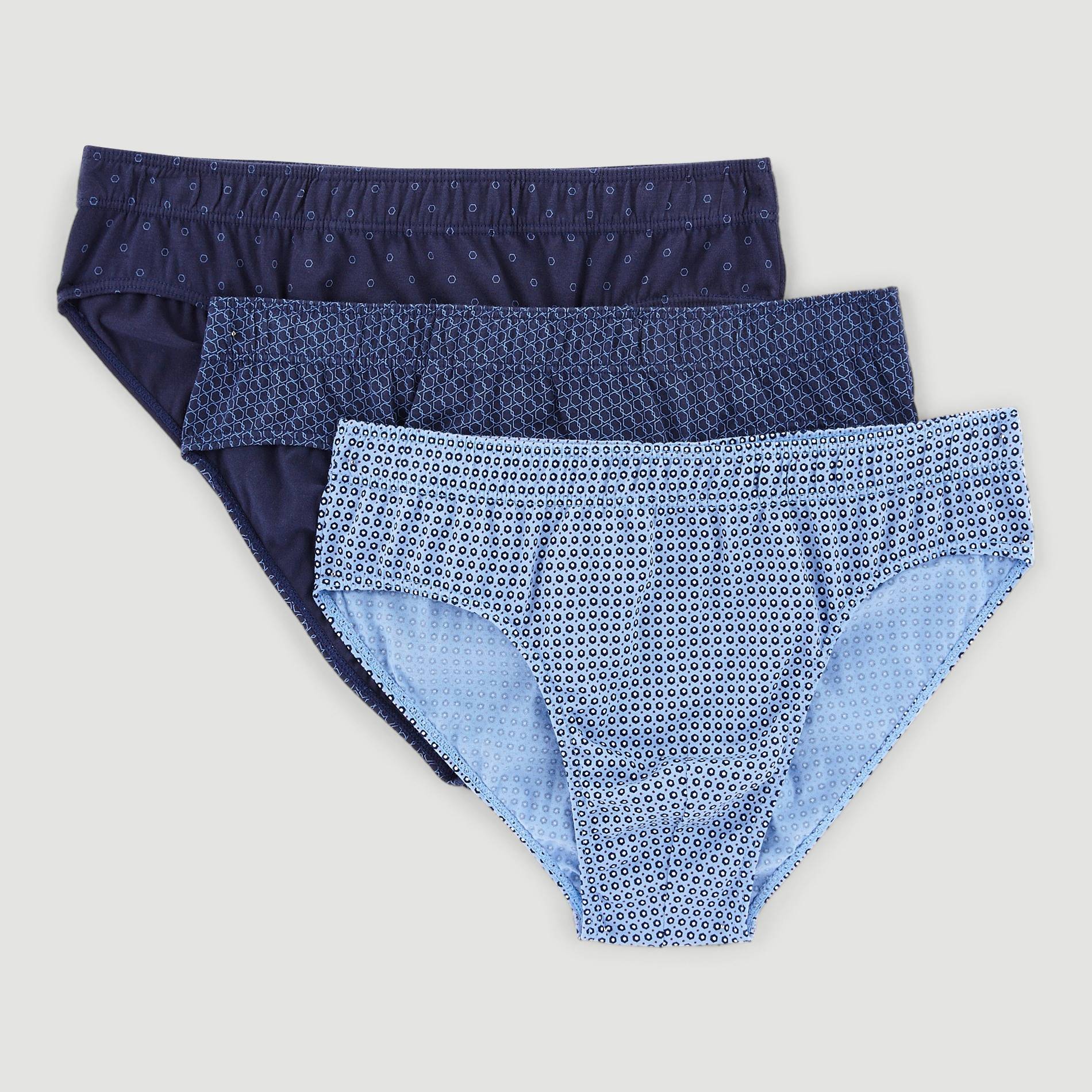 Lot de 3 slips taille basse - EMINENCE, Marine, large image number 1