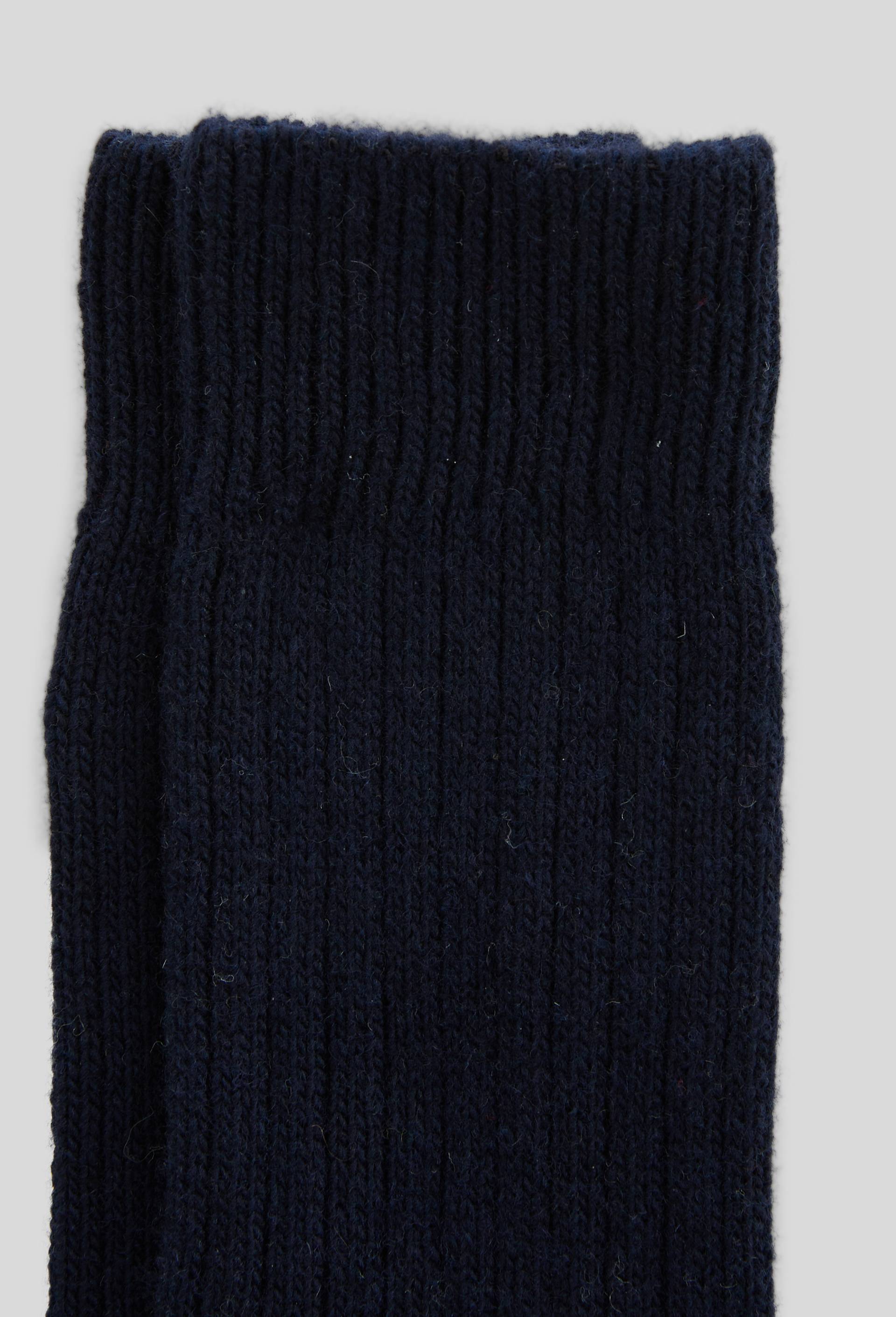 Paire de chaussettes en cachemire, Bleu fonc&eacute;, large image number 1