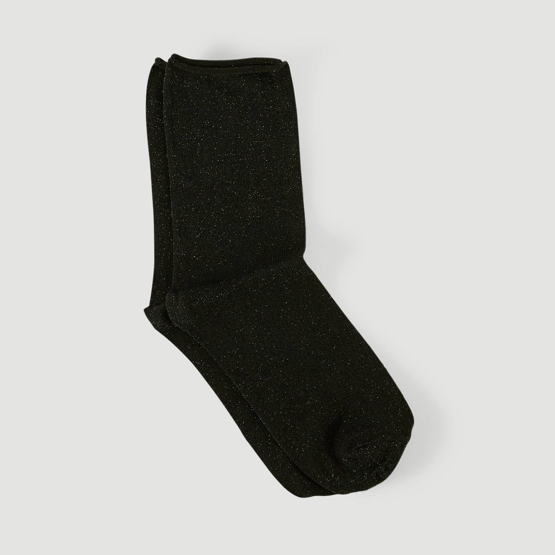 Chaussettes lurex, Noir, large image number 1