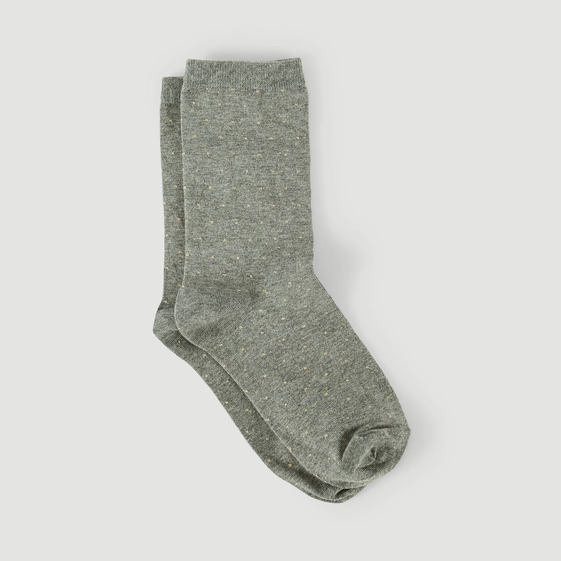 Chaussette plumetis brillant, Gris, large image number 1