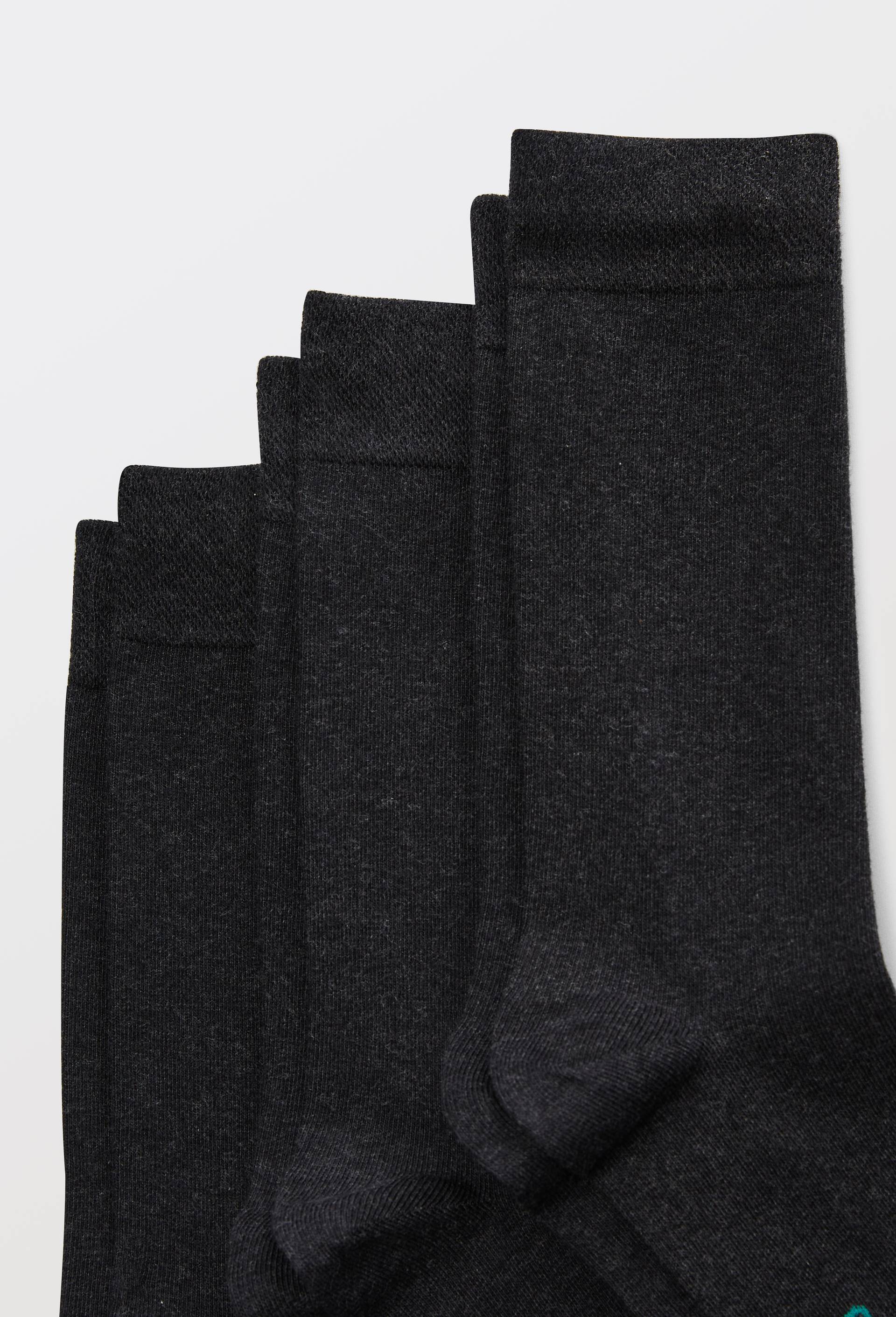 Lot de 3 paires de chaussettes en coton DIM, Gris fonc&eacute;, large image number 1