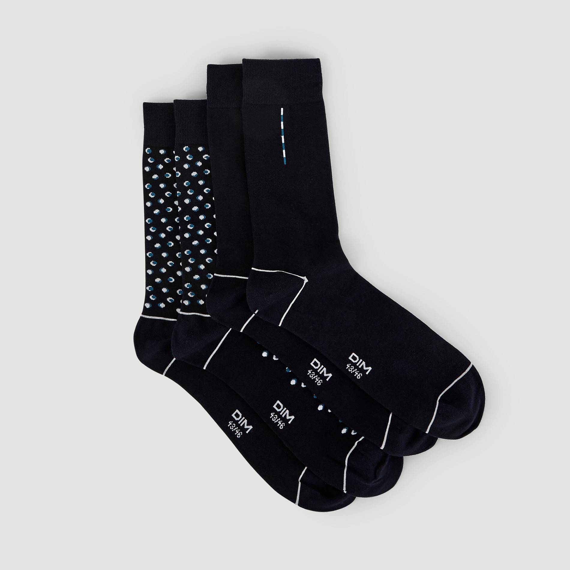 Chaussettes, Marine, large image number 1