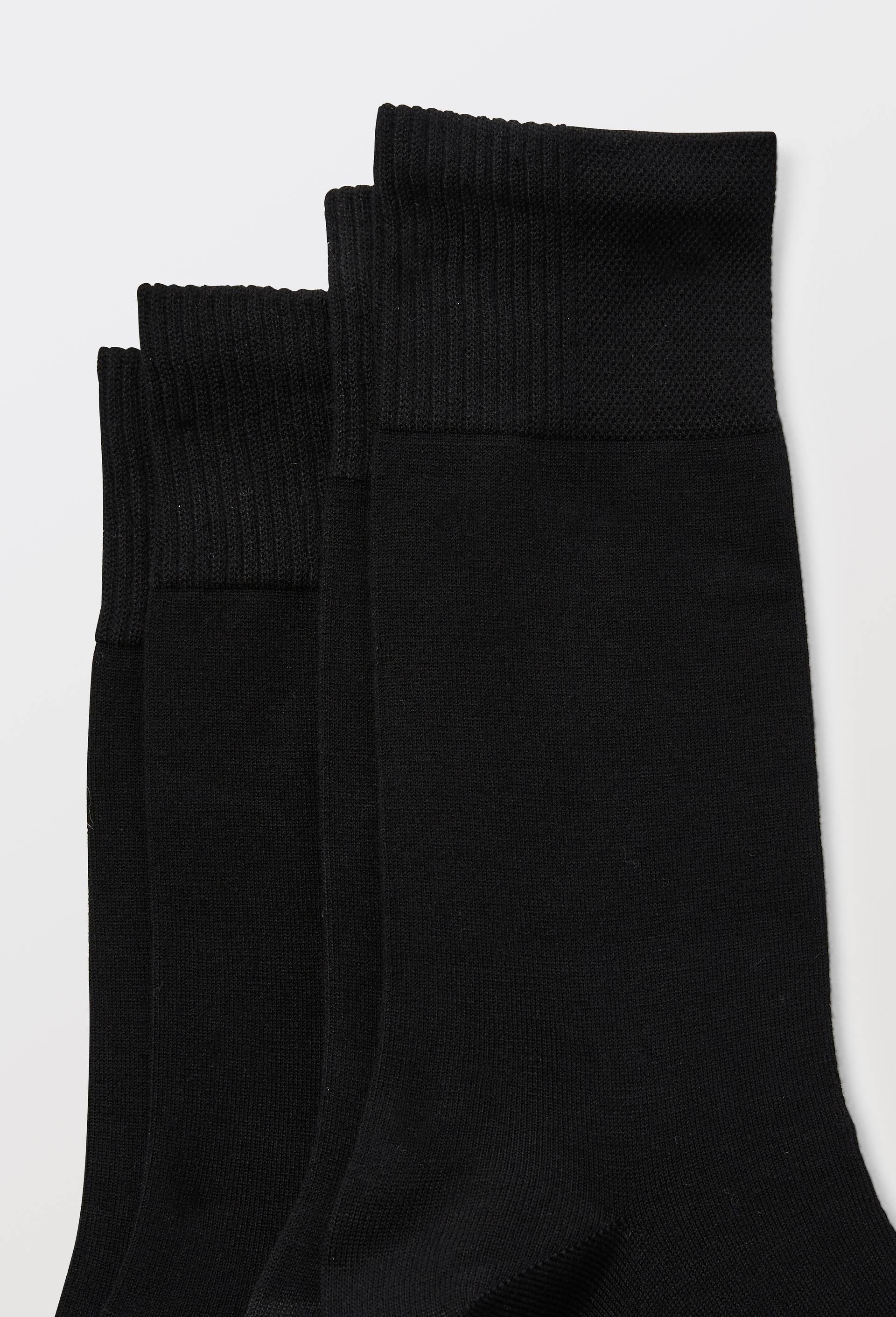 Lot de 2 paires de chaussettes en bambou DIM, Noir, large image number 1