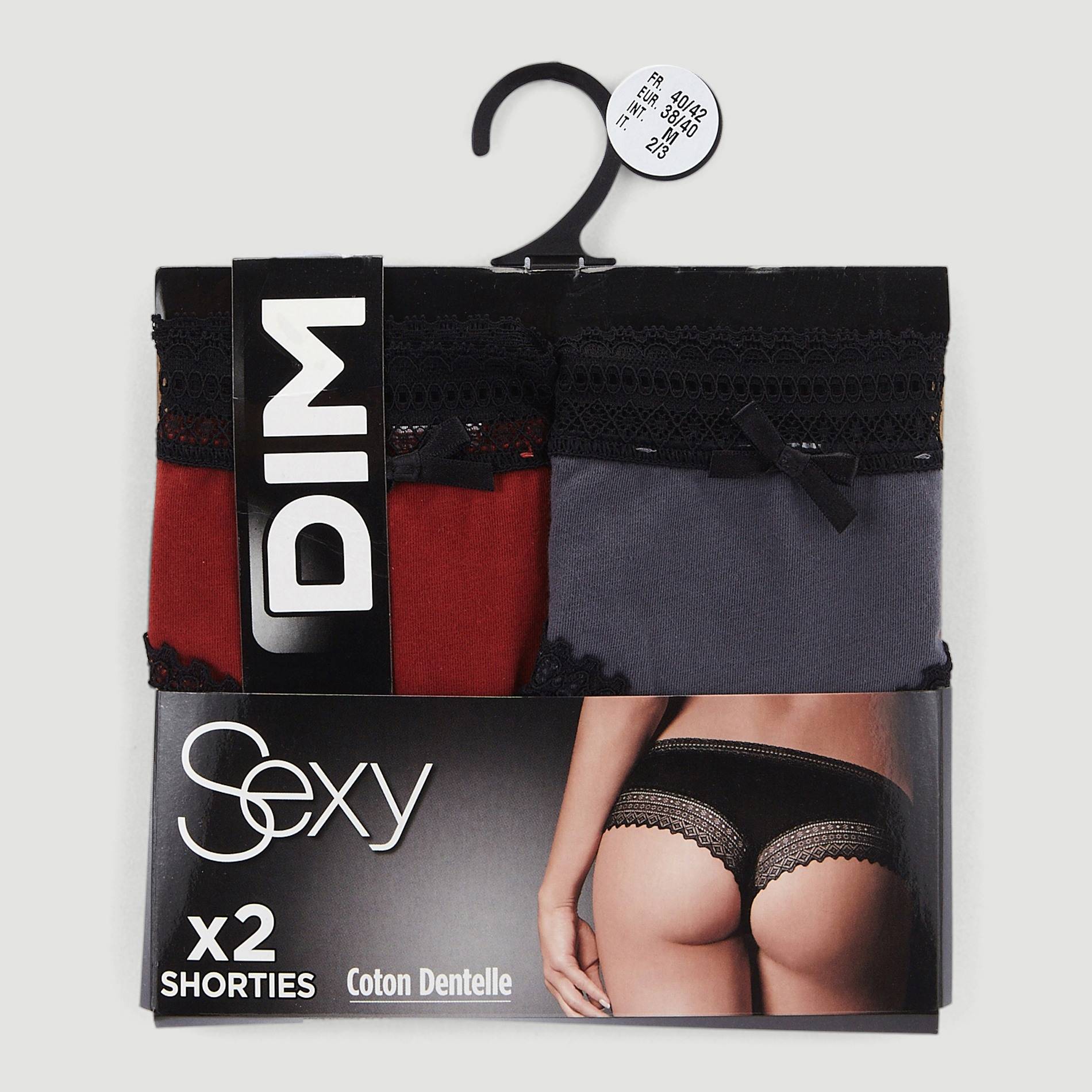 Lot de 2 shorties Sexy Fashion, Gris, large image number 0