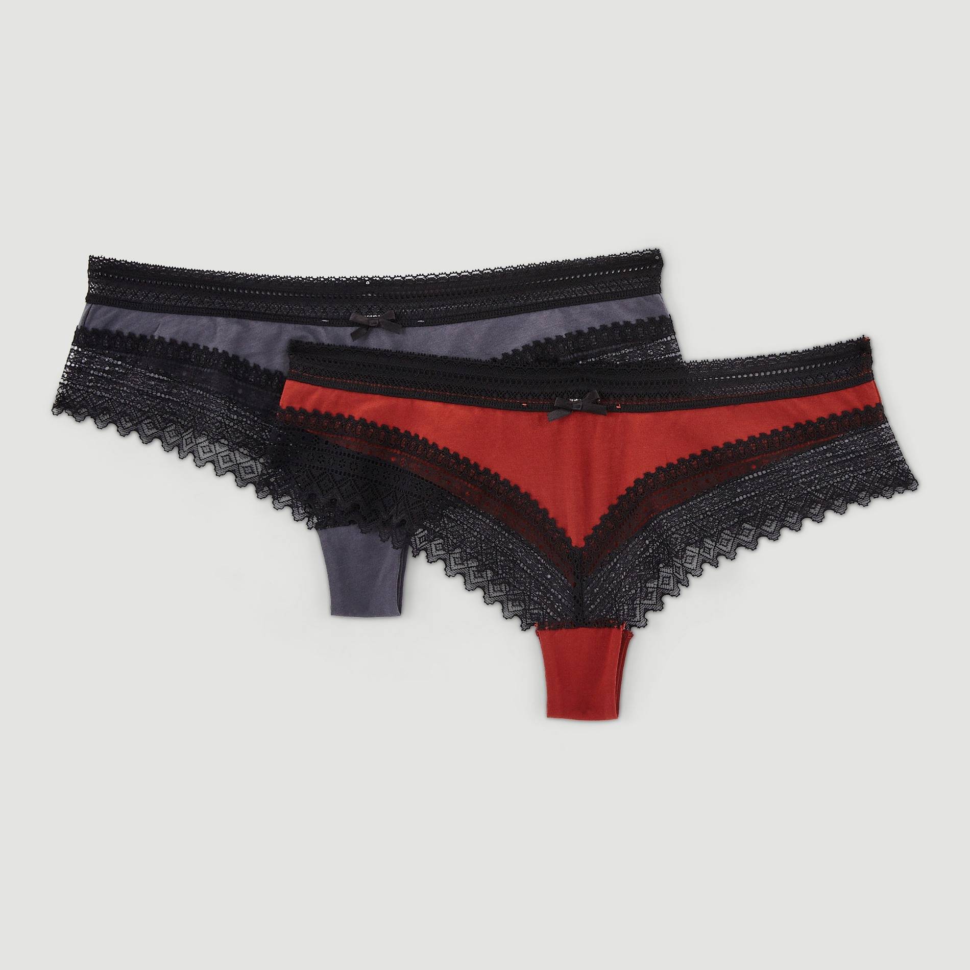 Lot de 2 shorties Sexy Fashion, Gris, large image number 1.0