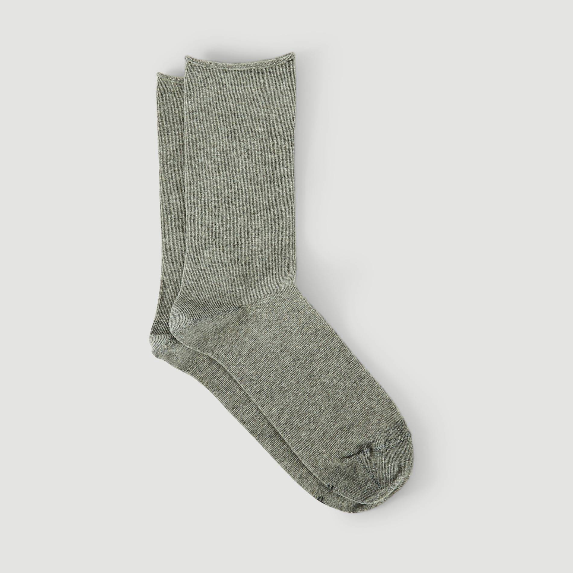 Lot de 2 paires de chaussettes en coton Bleuforêt, Gris, large image number 1