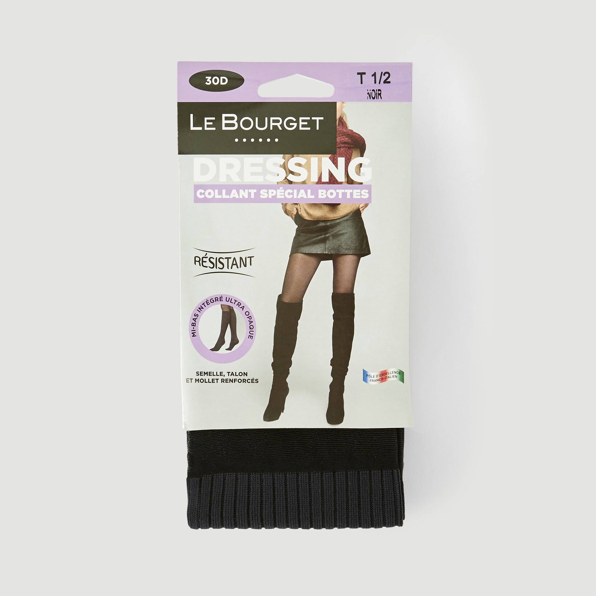 Collants spécial bottes, Noir, large image number 0.0