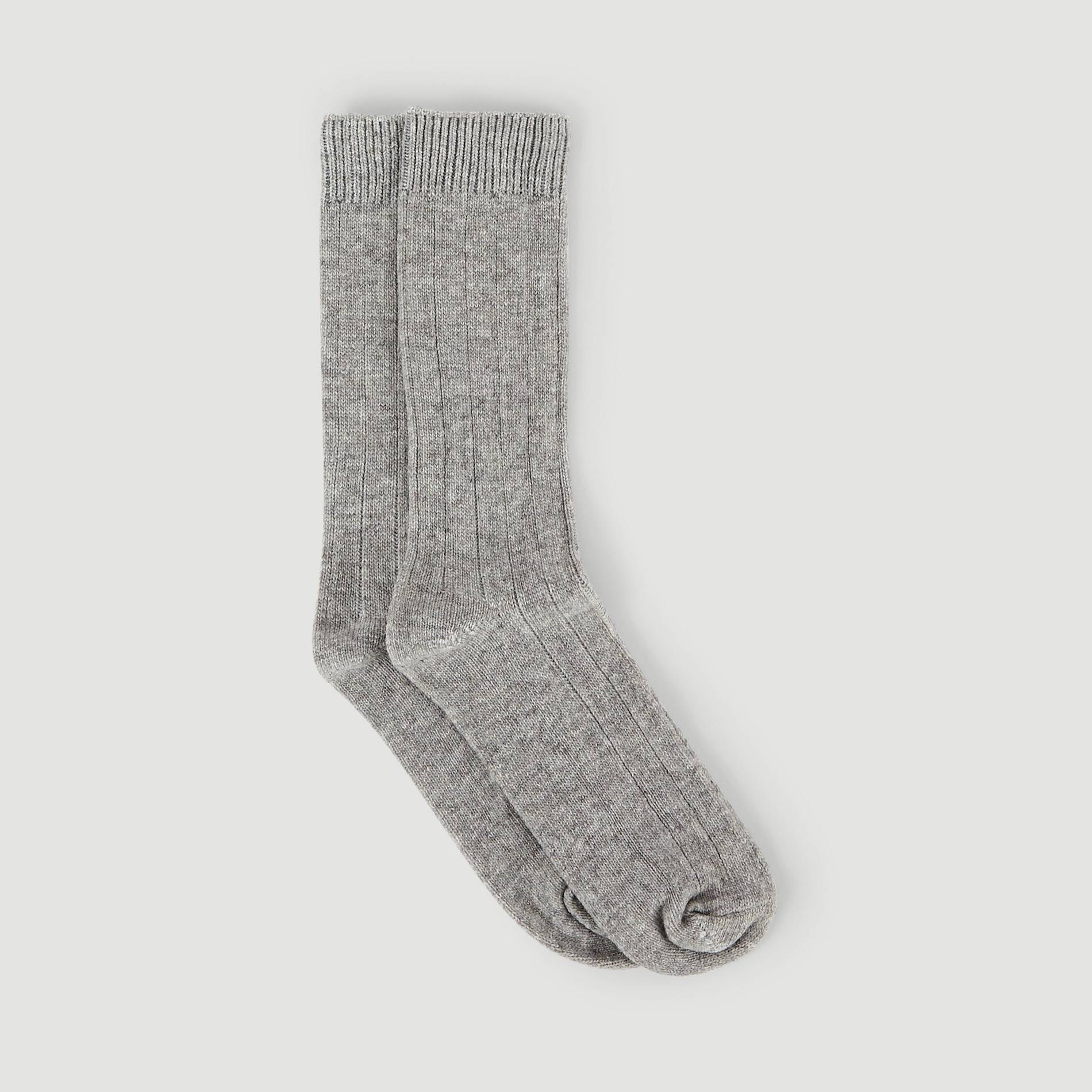 Paire de chaussette contenant du cachemire, Gris, large image number 1