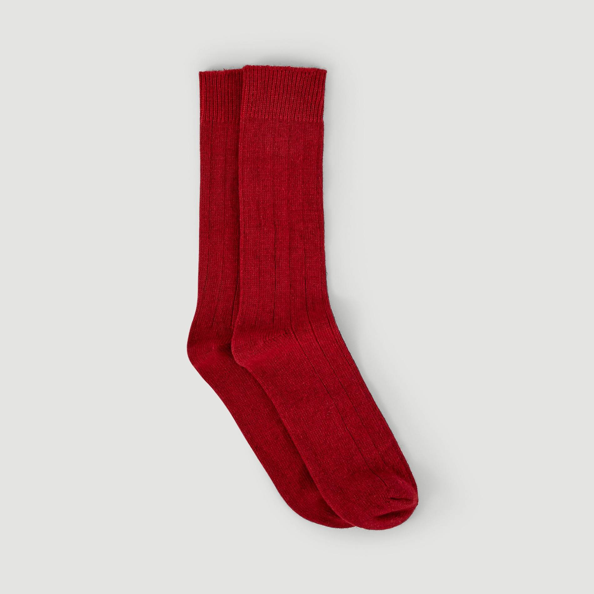 Paire de chaussette contenant du cachemire, Rouge, large image number 1