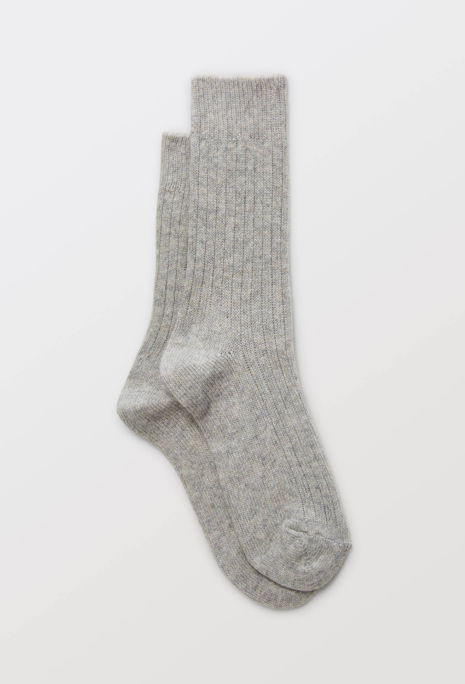 Paire de chaussettes en cachemire, Gris, large image number 0