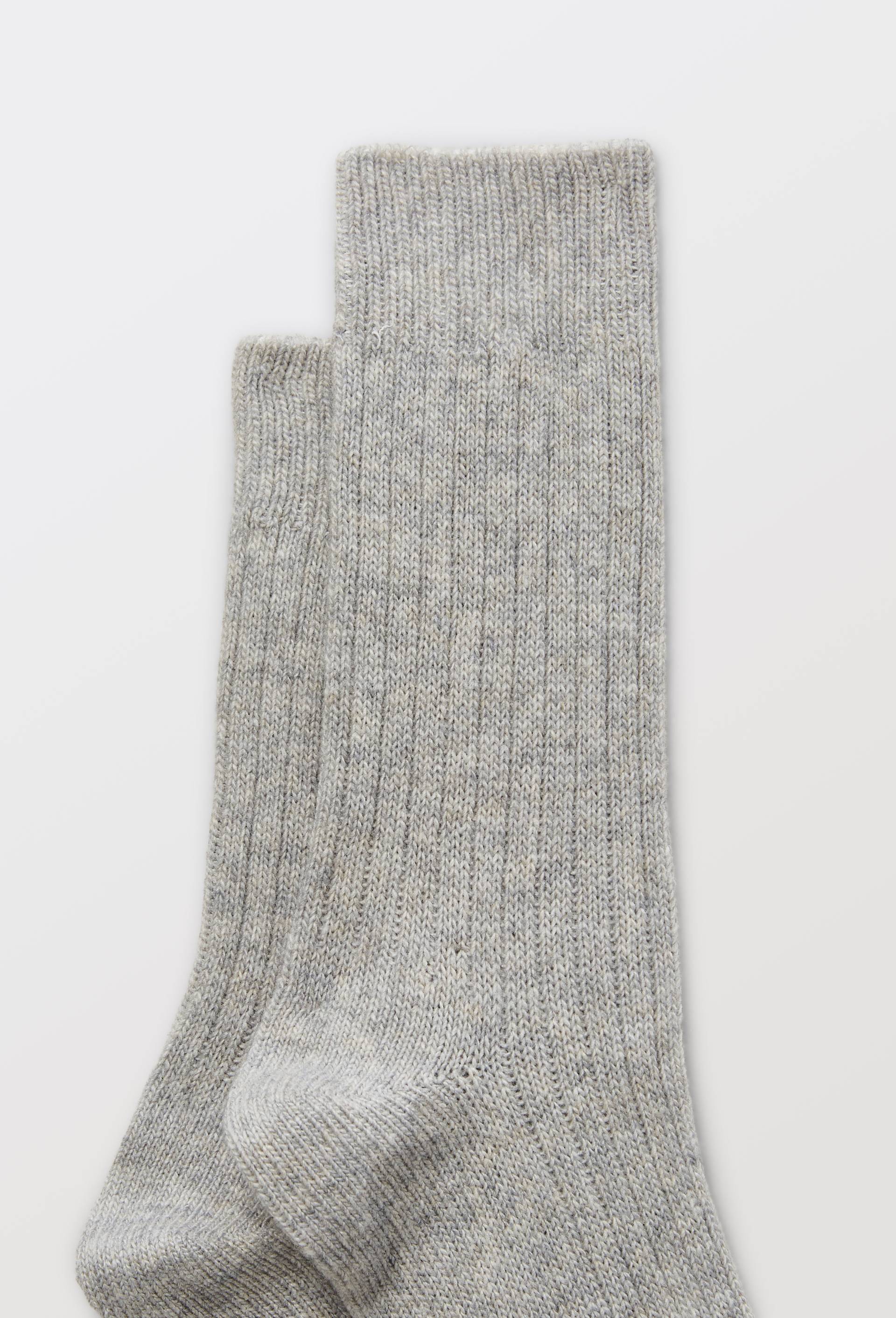 Paire de chaussettes en cachemire, Gris, large image number 2