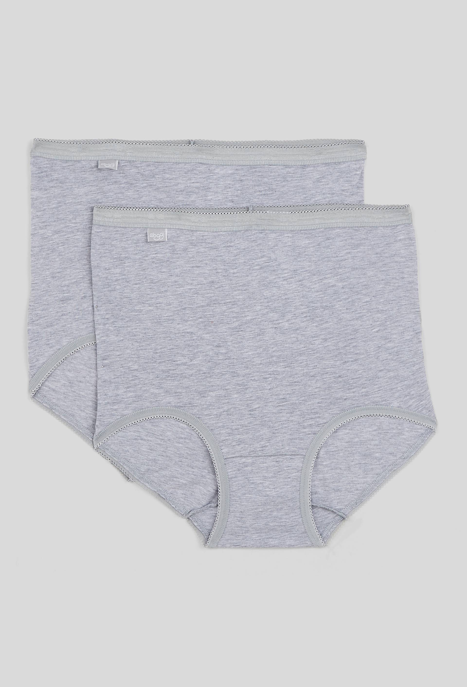 Lot de 2 culottes maxi en coton Sloggi, Gris, large image number 0